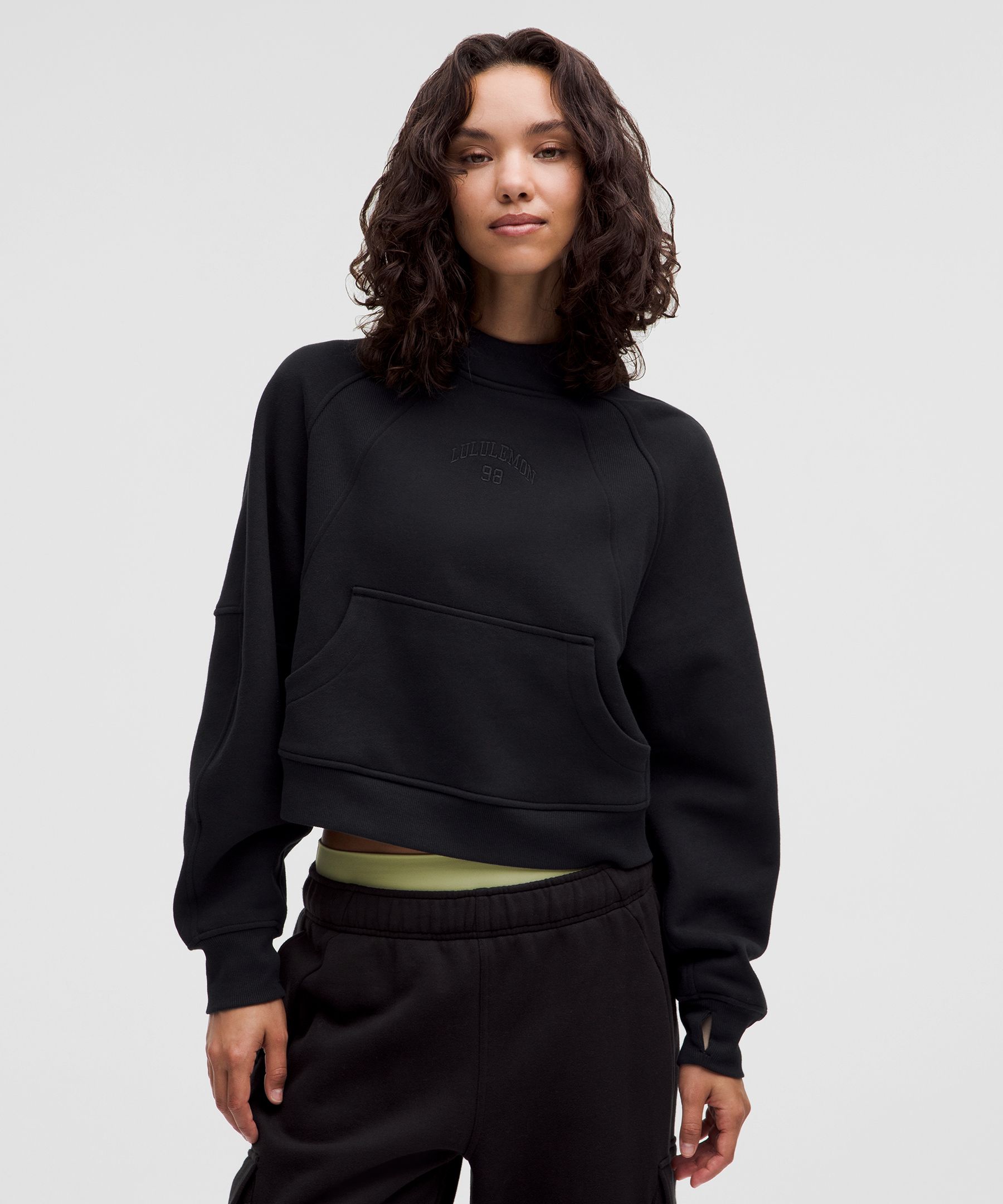 Scuba Oversized Hoodie 98 - Black,Neutral