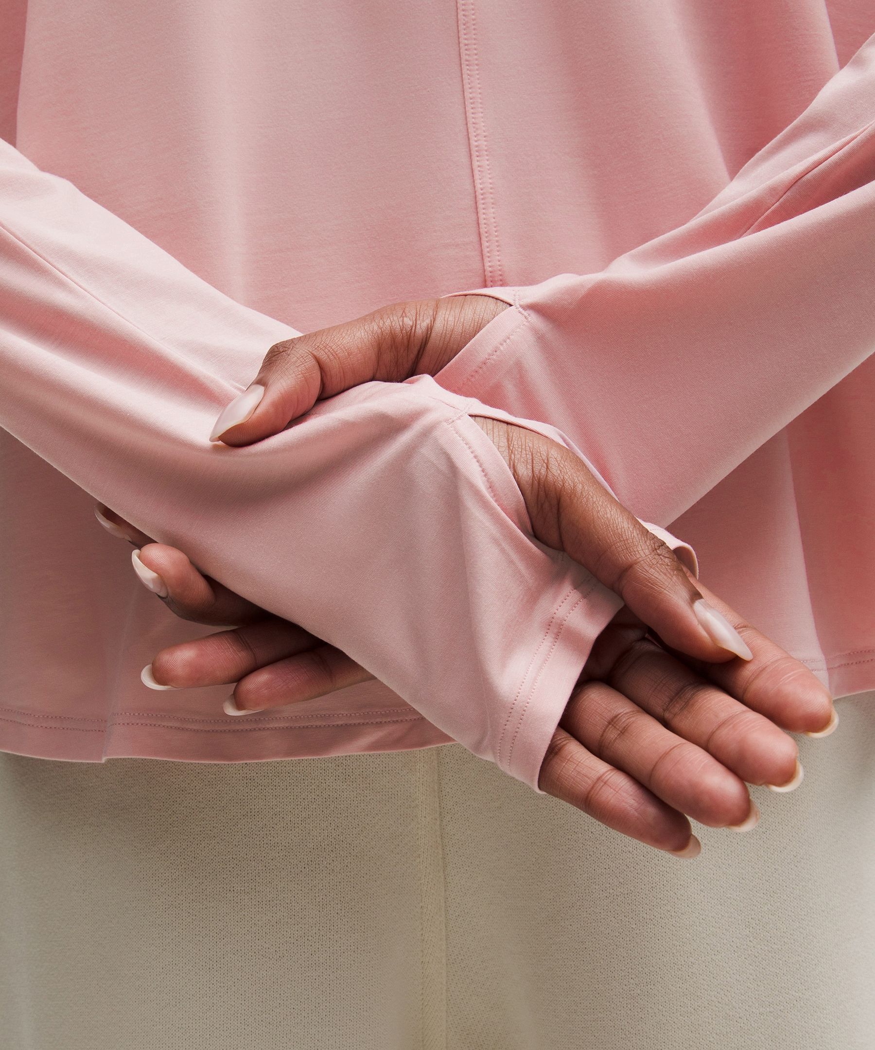 Modal Relaxed-Fit Lounge Long-Sleeve Shirt