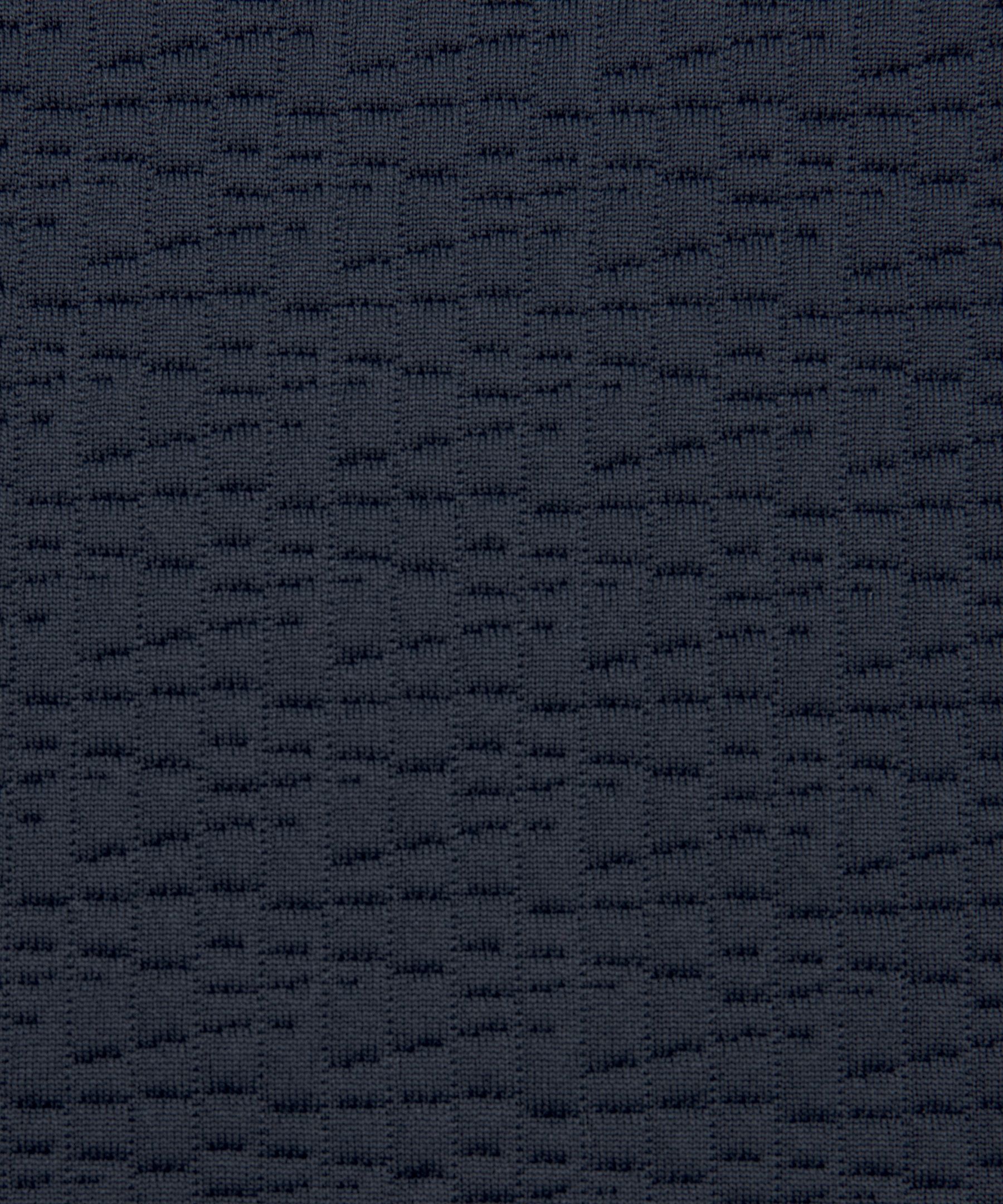 Textured Long-Sleeve Tennis Polo Shirt