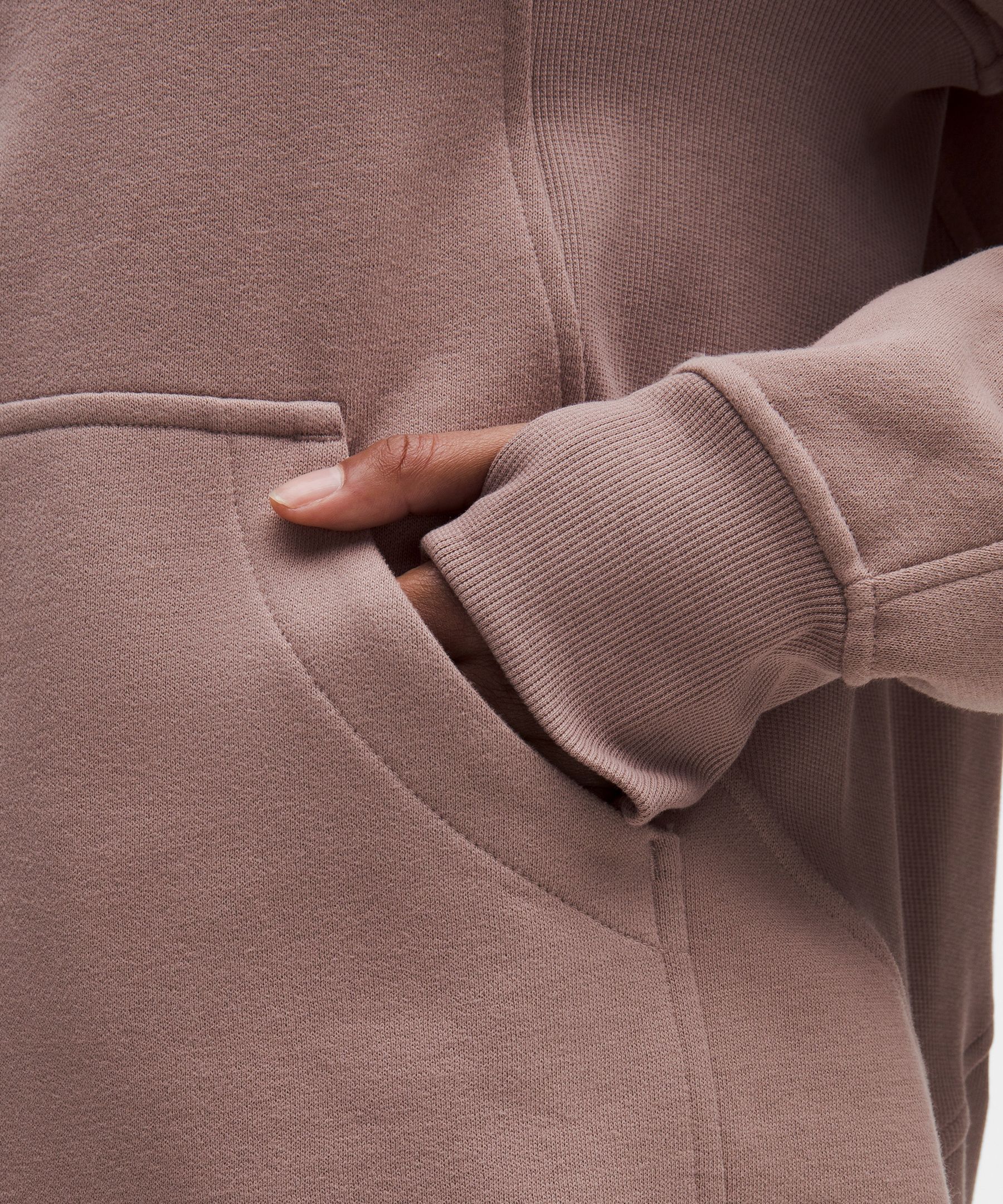 Scuba Oversized Funnel-Neck Half Zip *Long