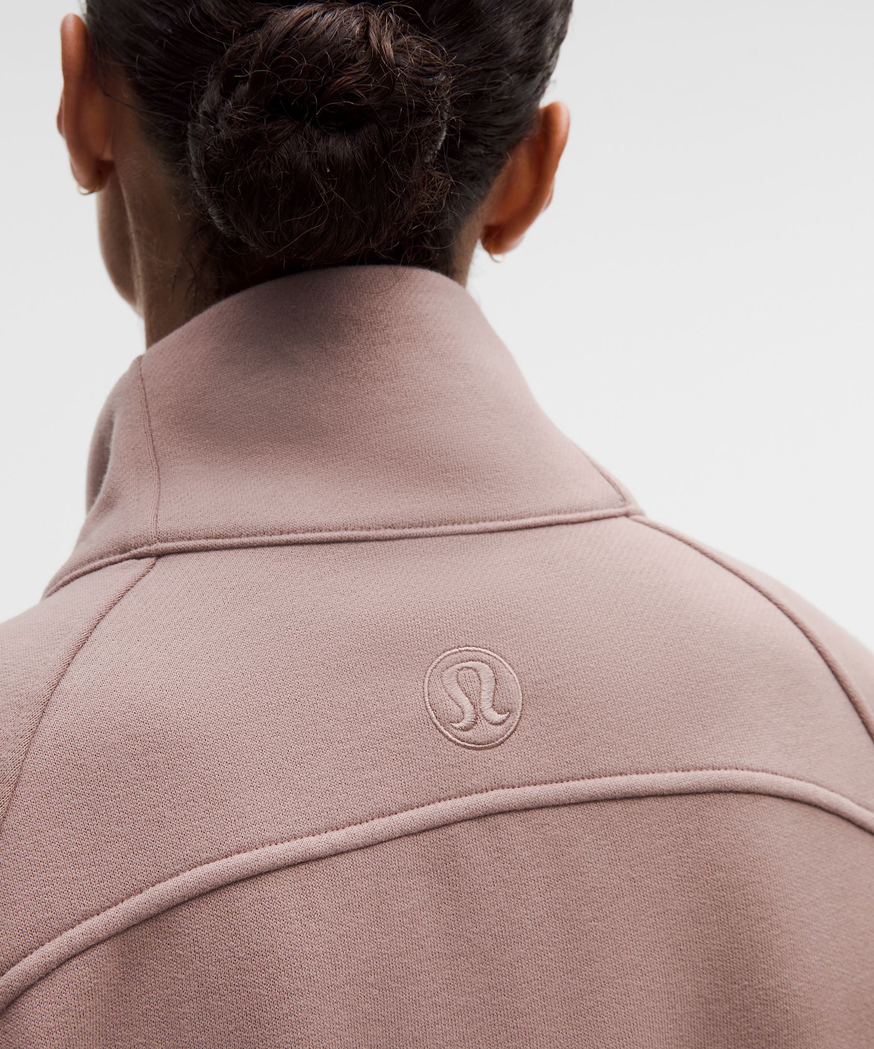 Scuba Oversized Funnel-Neck Half Zip *Long