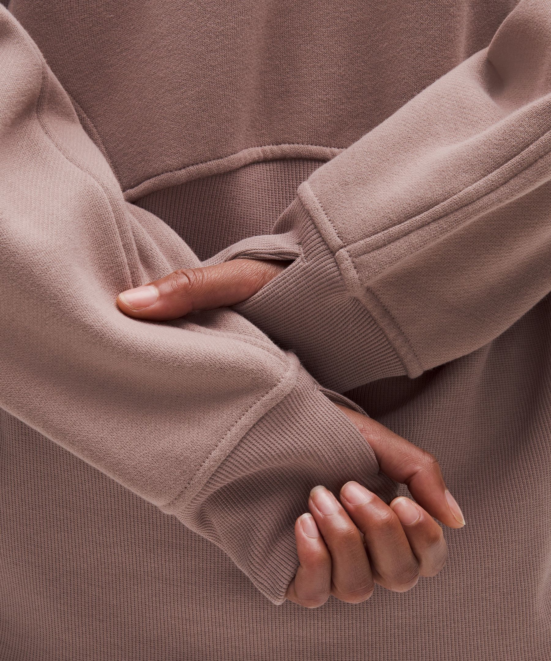 Scuba Oversized Funnel-Neck Half Zip *Long