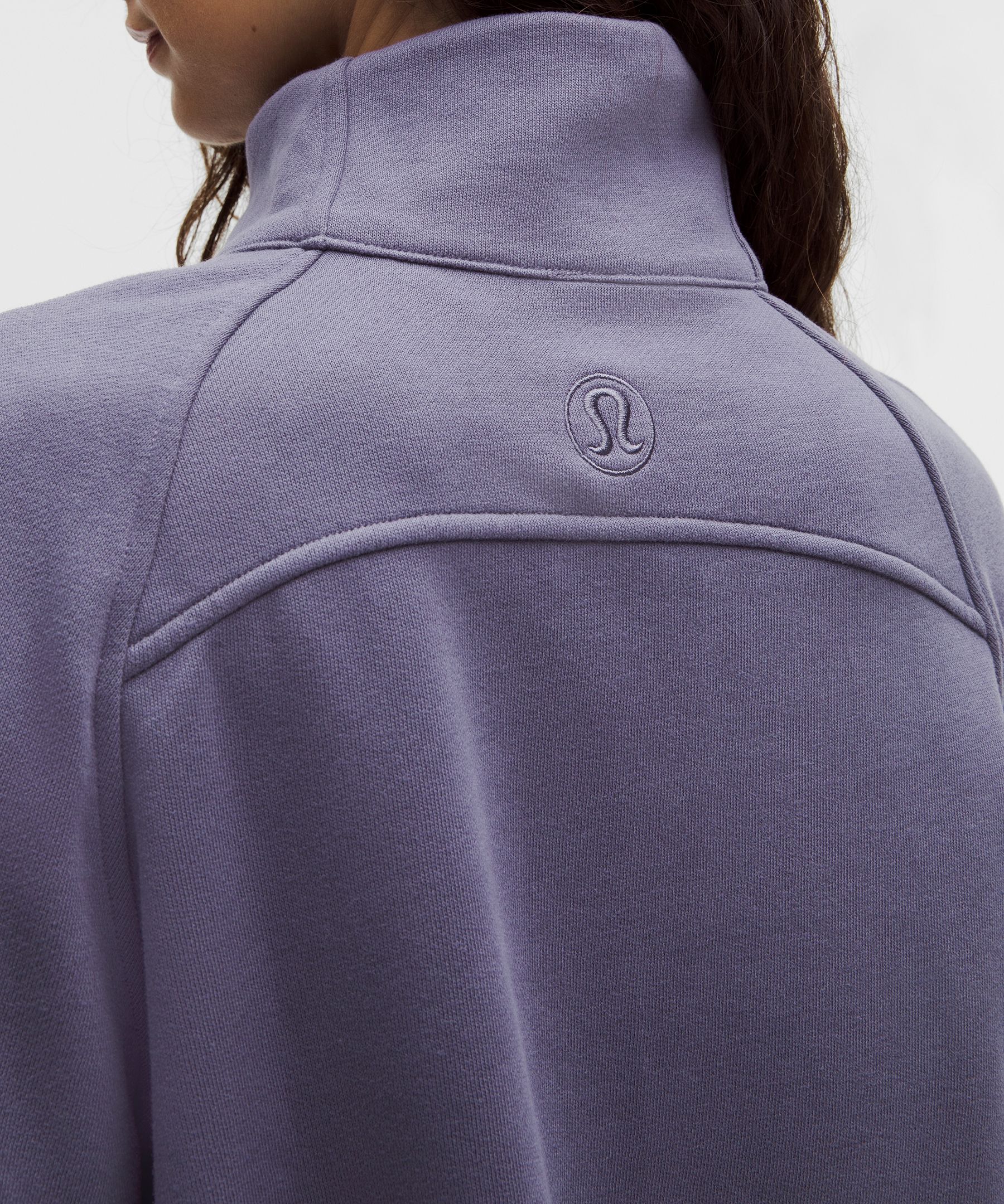 Scuba Oversized Funnel-Neck Half Zip *Long