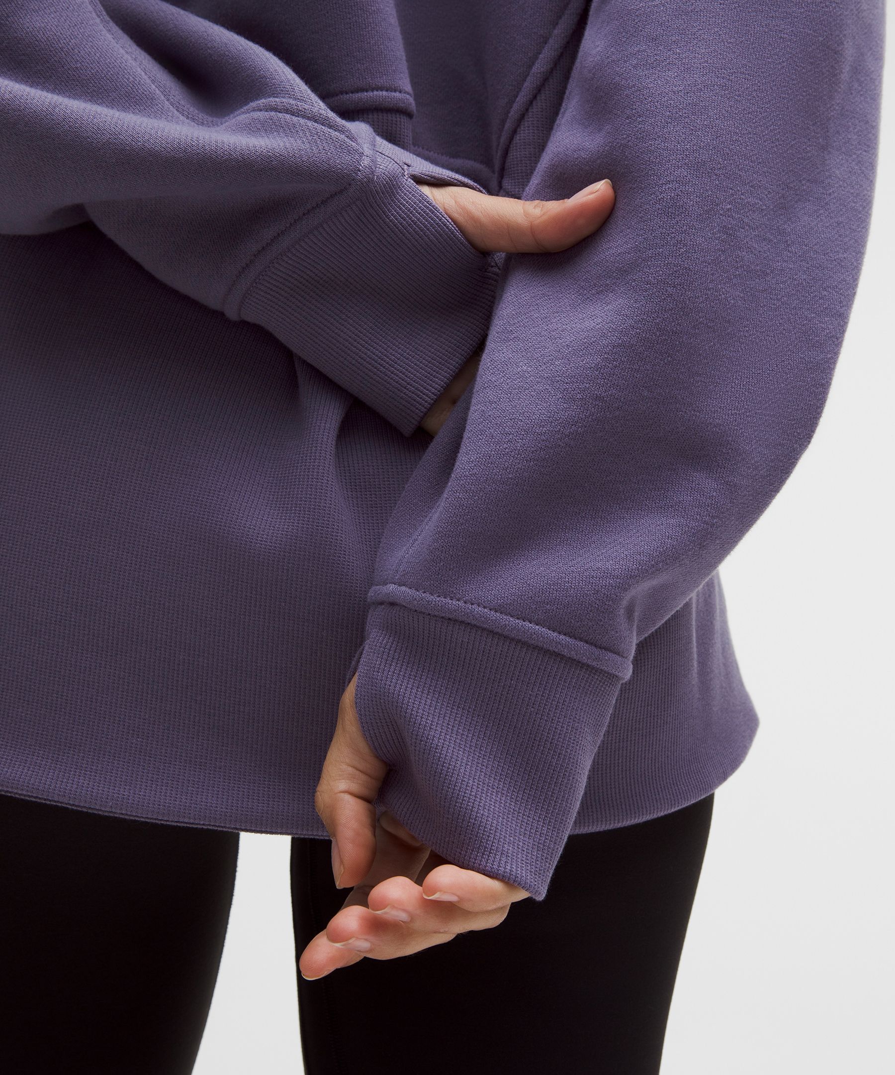 Scuba Oversized Funnel-Neck Half Zip *Long