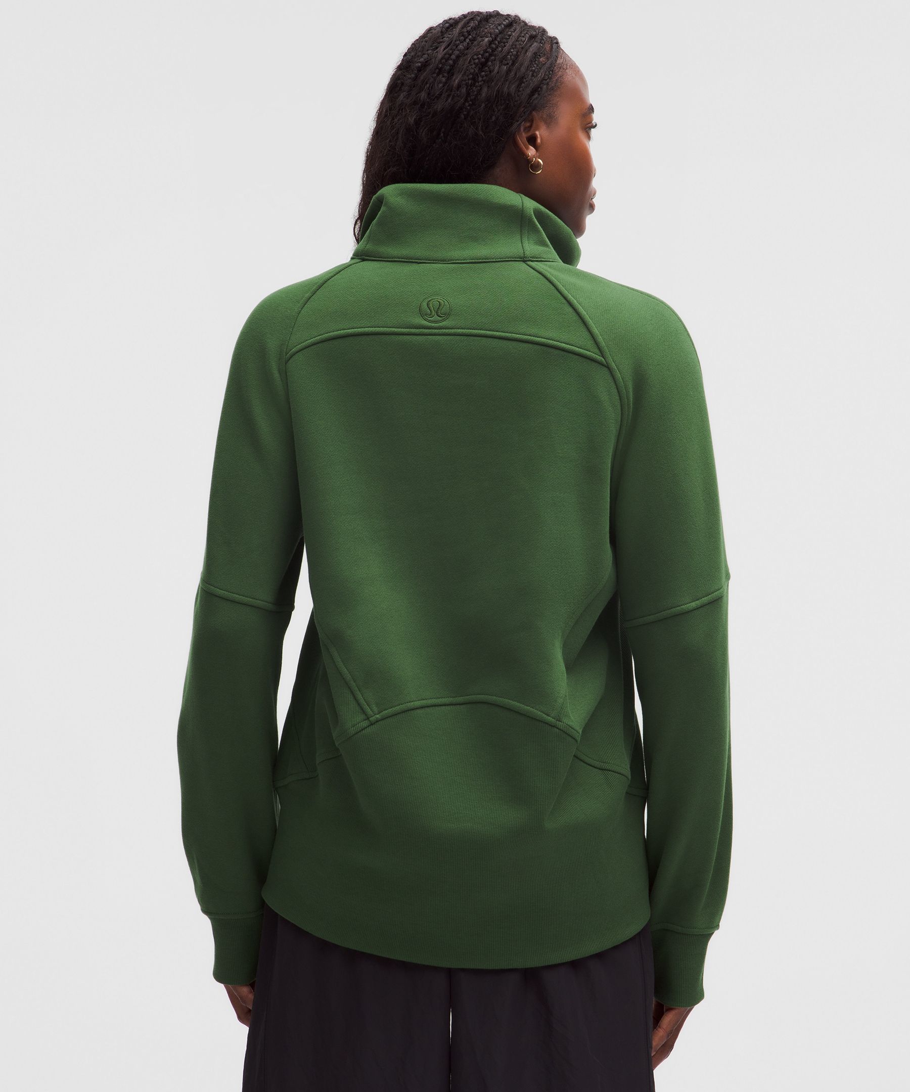 Scuba Oversized Funnel-Neck Half Zip *Long | Women's Hoodies & Sweatshirts