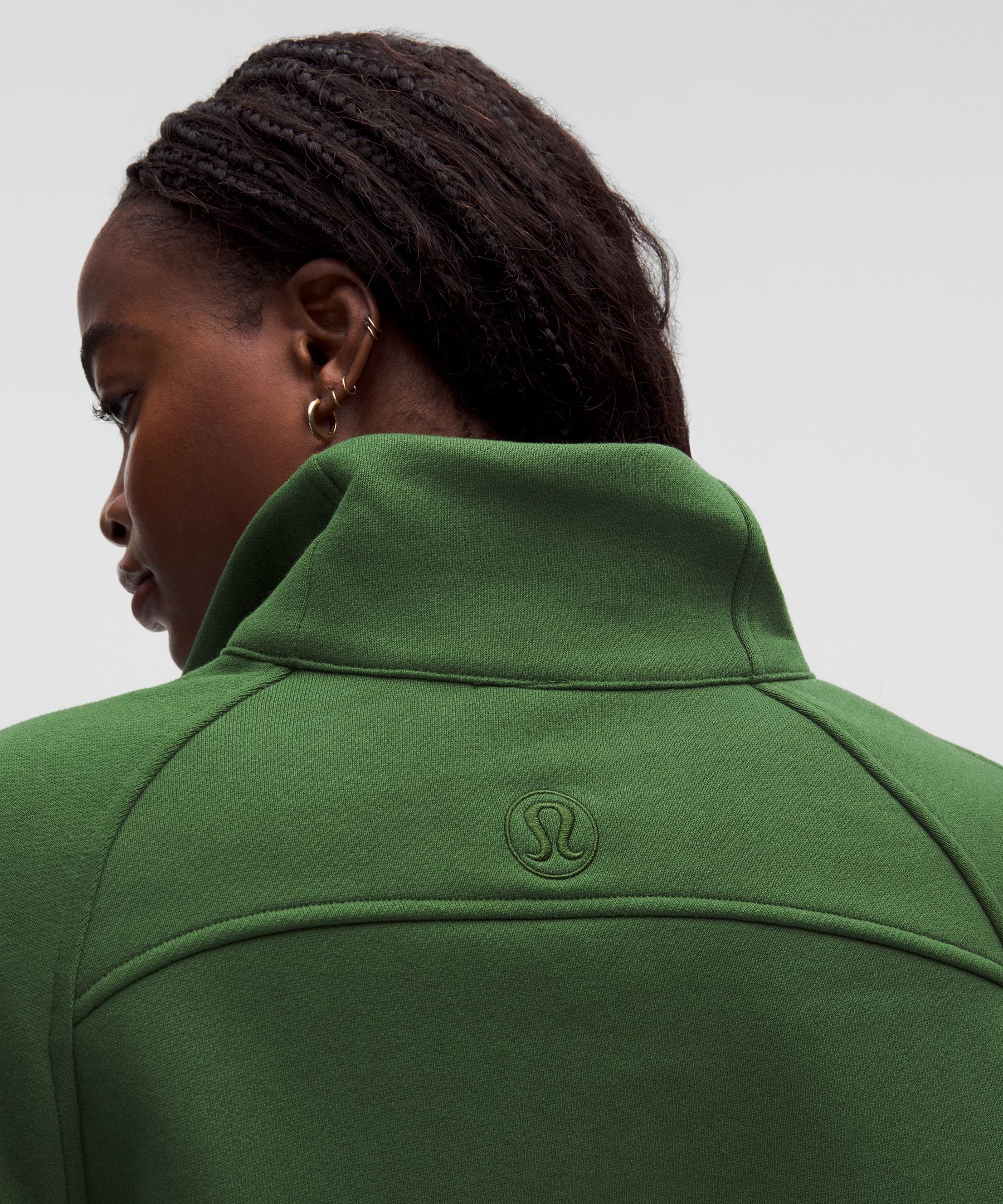 Scuba Oversized Funnel-Neck Half Zip *Long | Women's Hoodies & Sweatshirts