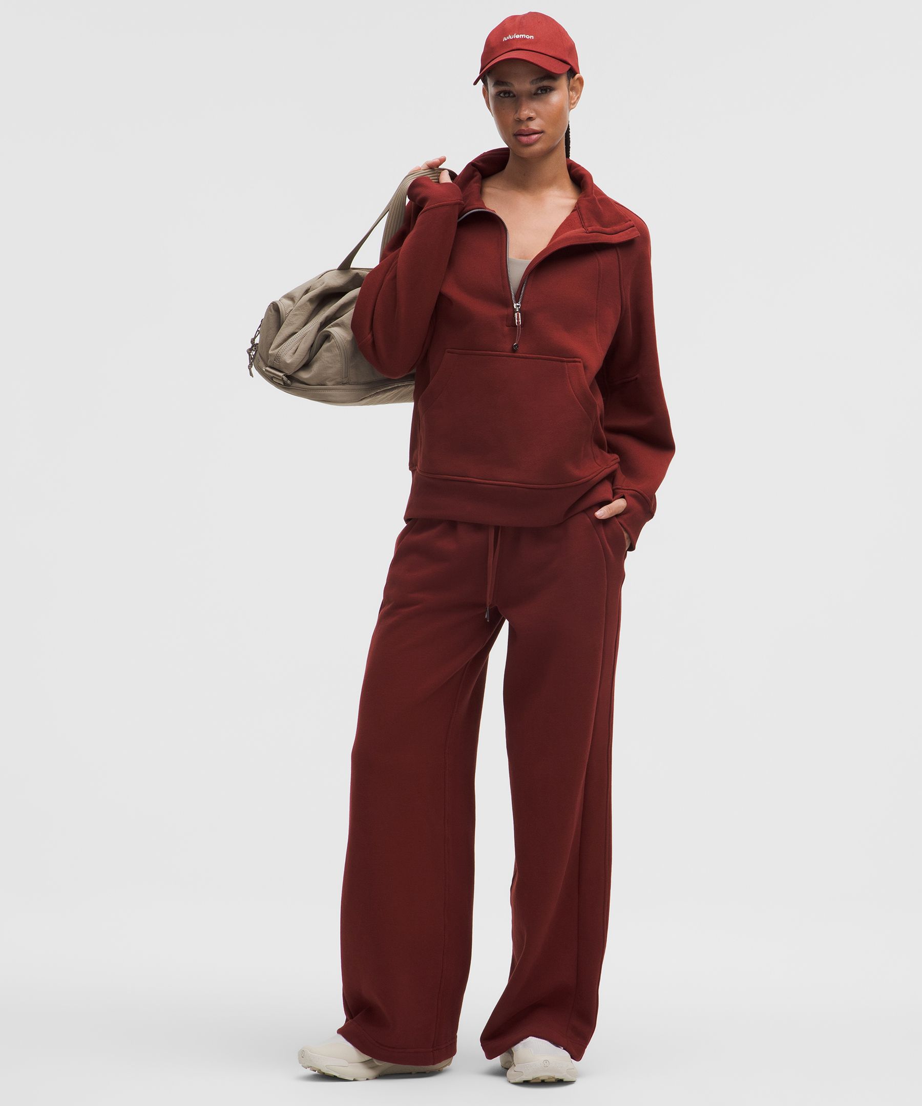 Lululemon Scuba Oversized Funnel-neck Half Zip