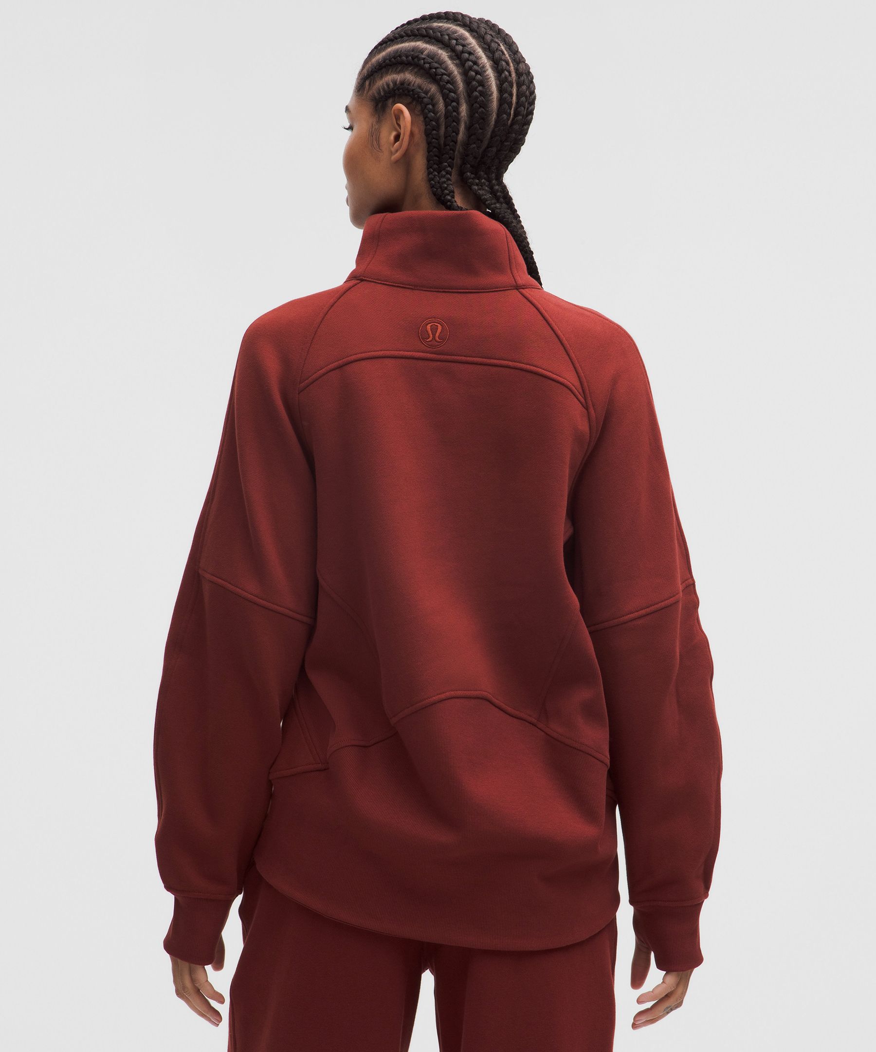 Lululemon Scuba Oversized Funnel-neck Half Zip