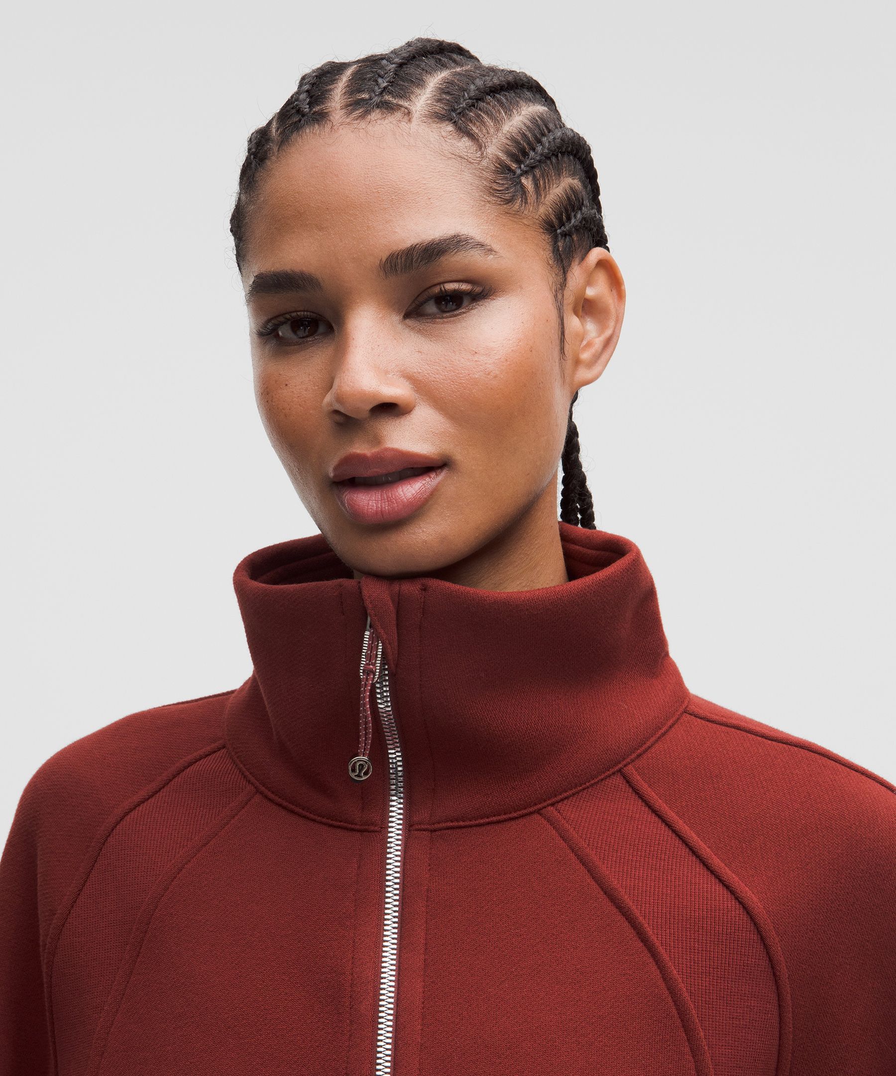Scuba Oversized Funnel-Neck Half Zip *Long | Women's Hoodies & Sweatshirts