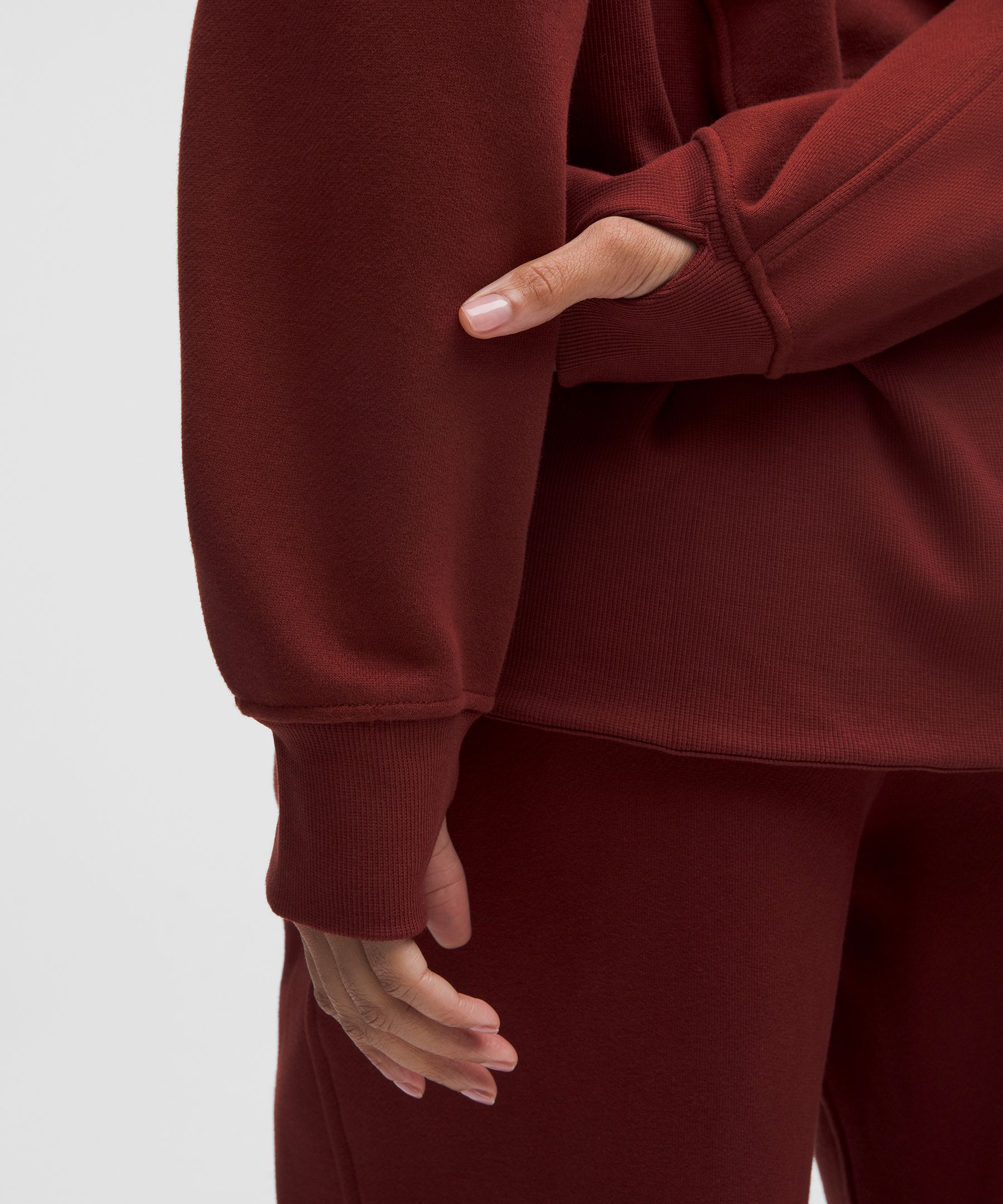 Lululemon Scuba Oversized Funnel-neck Half Zip