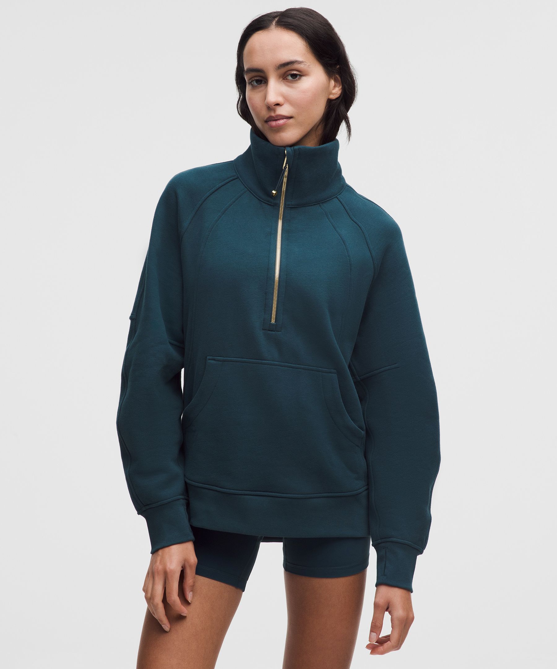 Lululemon Scuba Oversized Funnel-neck Half Zip