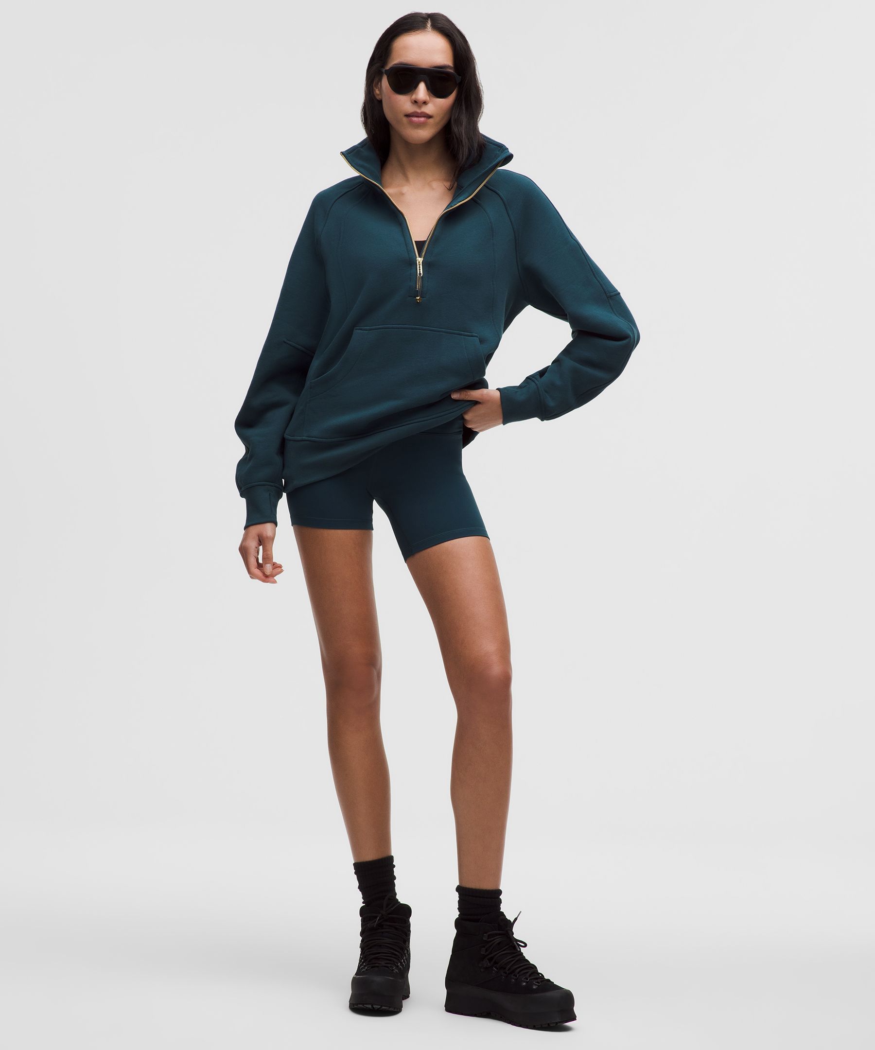 Lululemon Scuba Oversized Funnel-neck Half Zip