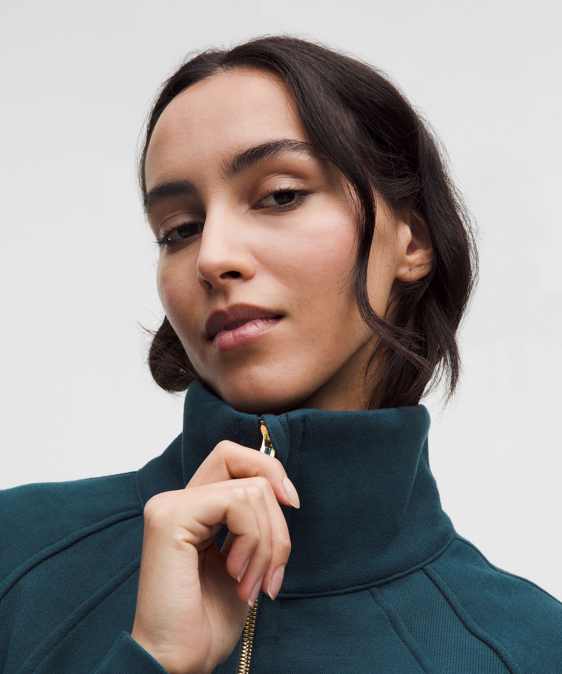 Lululemon Scuba Oversized Funnel-neck Half Zip