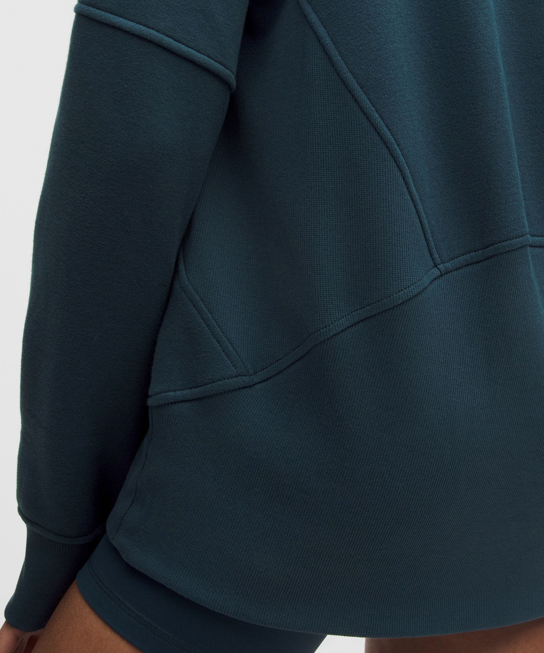 Lululemon Scuba Oversized Funnel-neck Half Zip