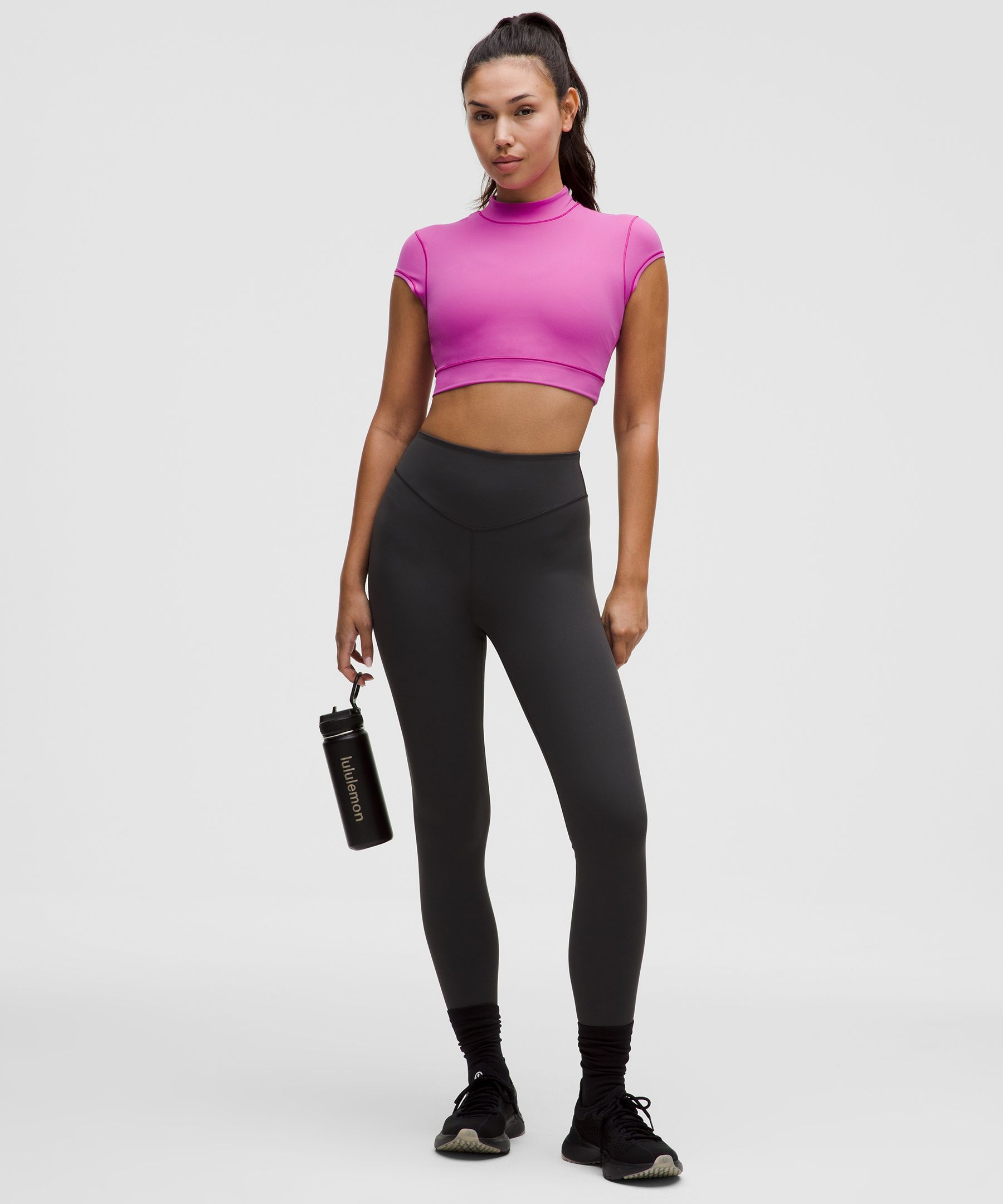 Wunder Train Super Cropped Short-Sleeve Shirt | Women's Short Sleeve Shirts & Tee's