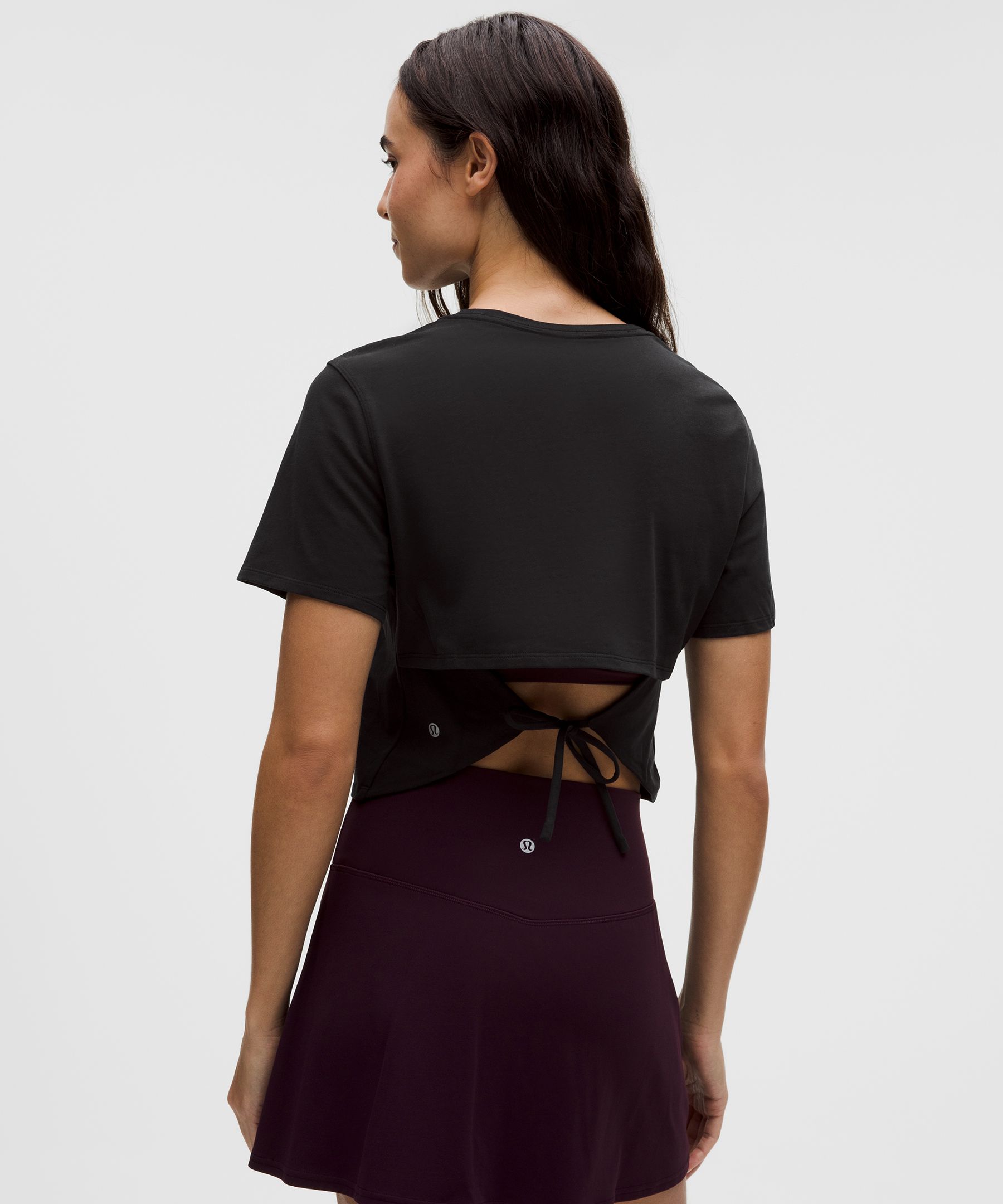 Lululemon Tie-hem Heavyweight Cotton T-shirt