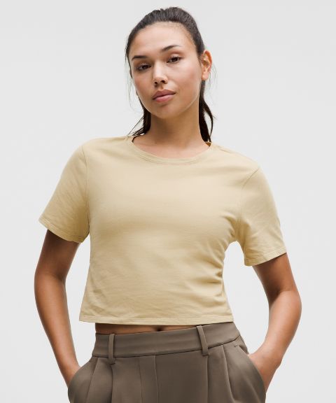 Lululemon Tie-Hem Heavyweight Cotton T-Shirt