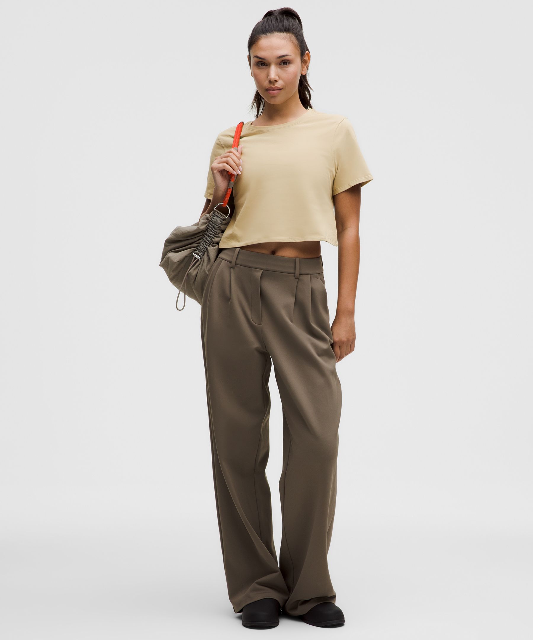 Lululemon Tie-hem Heavyweight Cotton T-shirt