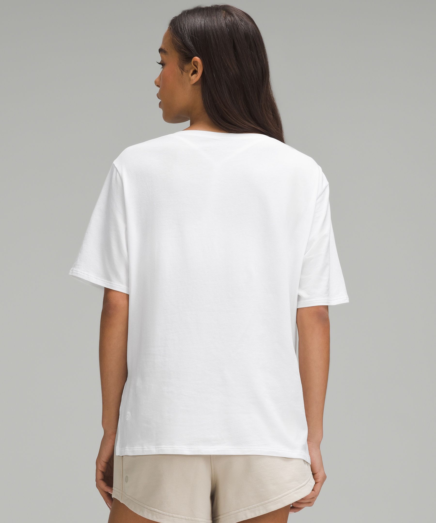 Relaxed-Fit Boatneck T-Shirt | Women's Short Sleeve Shirts & Tee's