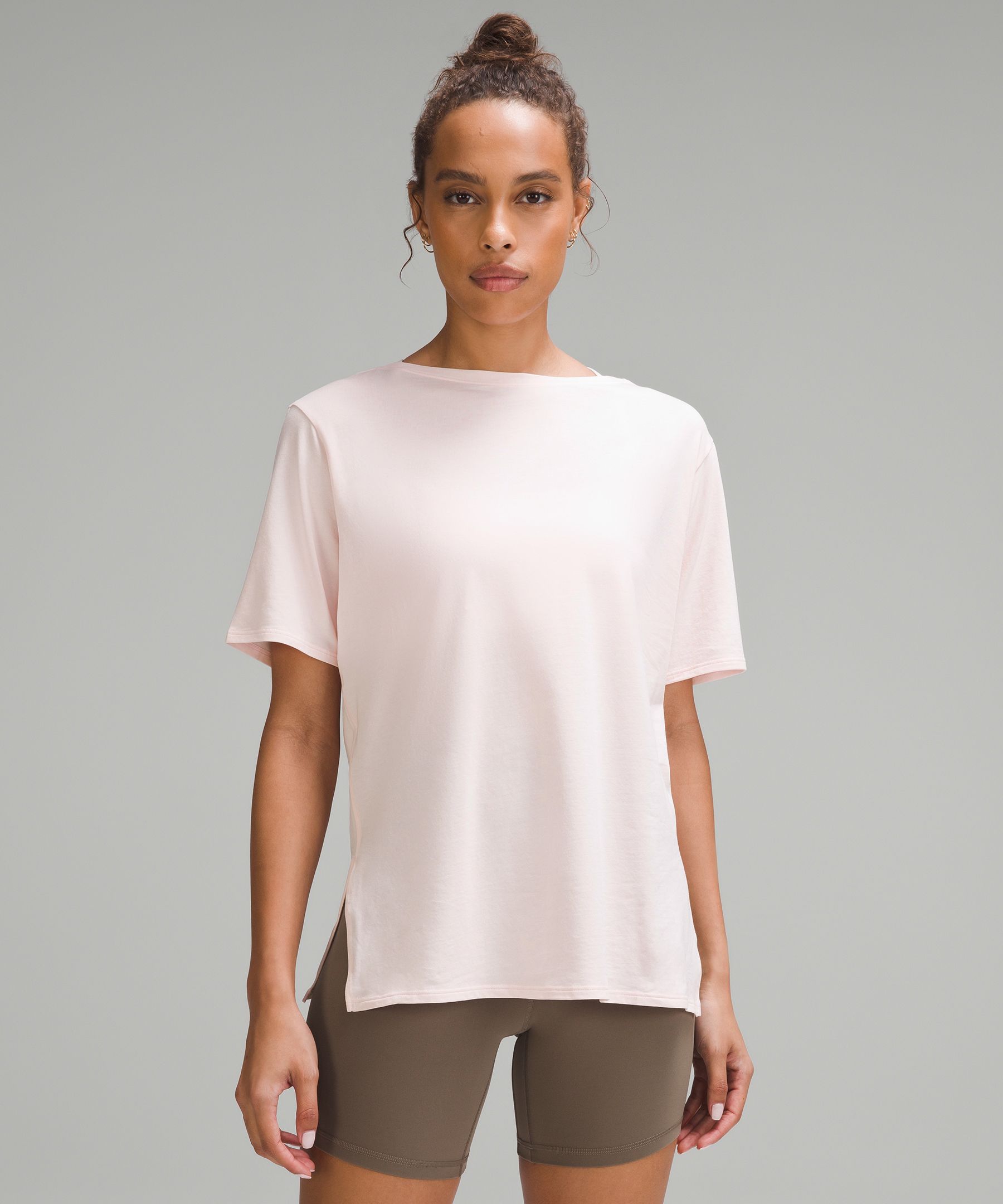 Lululemon Relaxed-fit Boatneck T-shirt