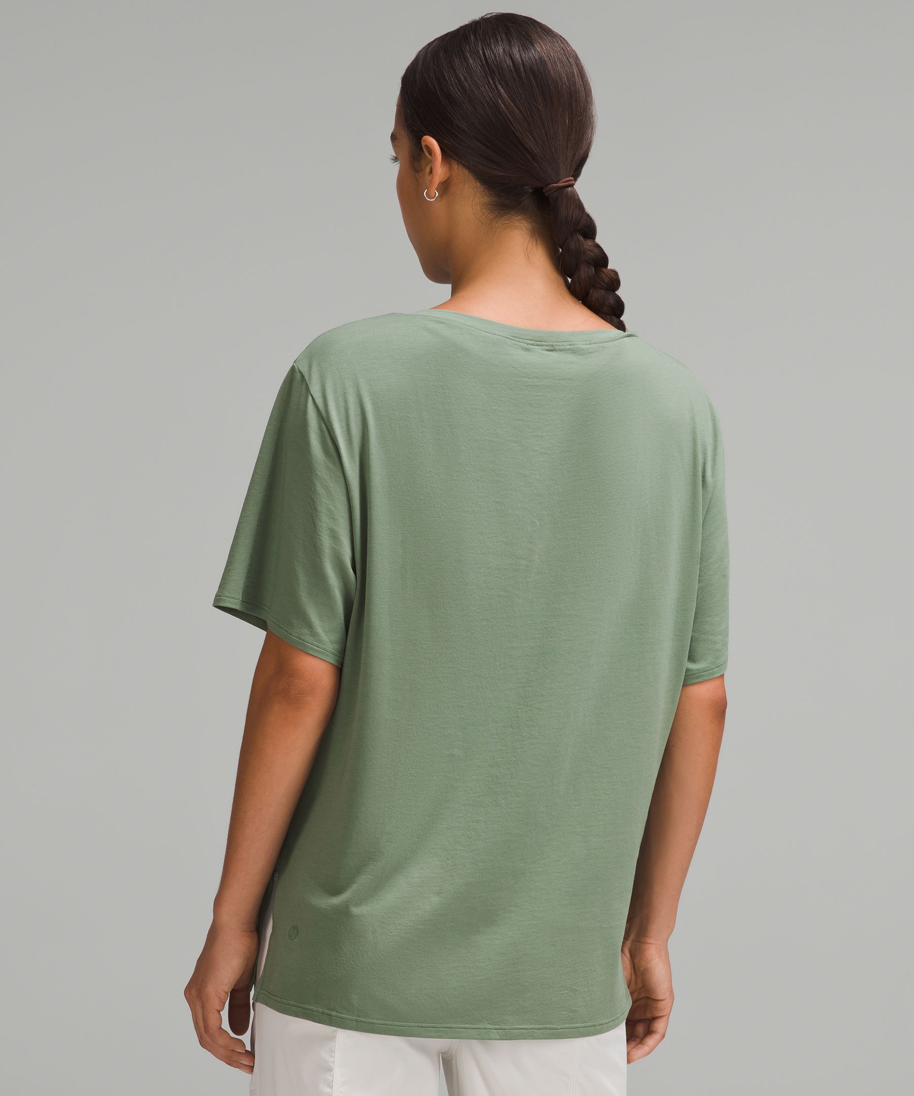 Relaxed-Fit Boatneck T-Shirt