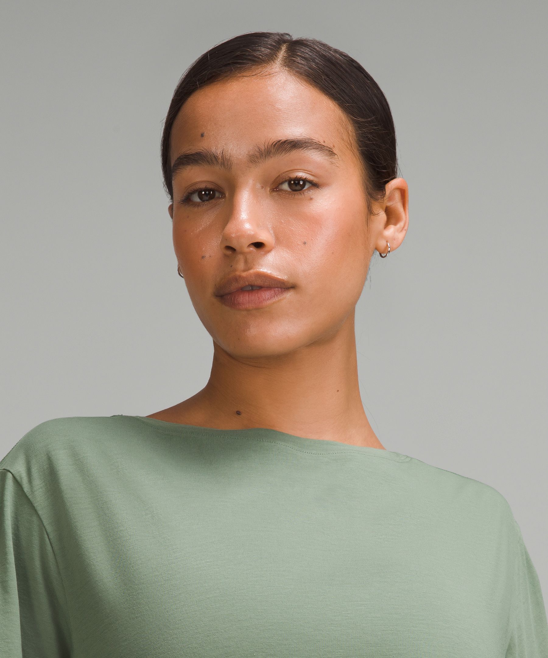 Relaxed-Fit Boatneck T-Shirt