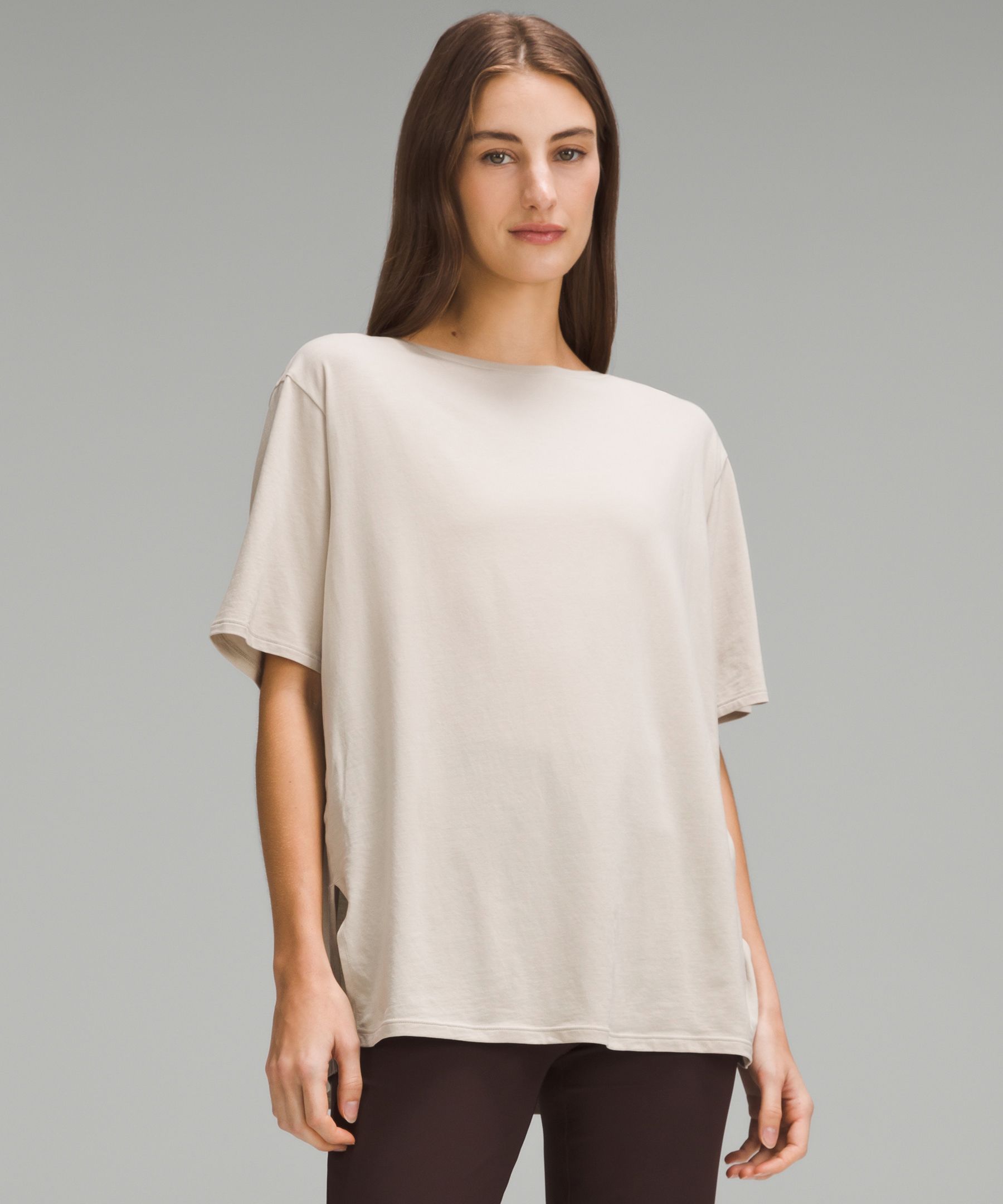 Lululemon Relaxed-fit Boatneck T-shirt