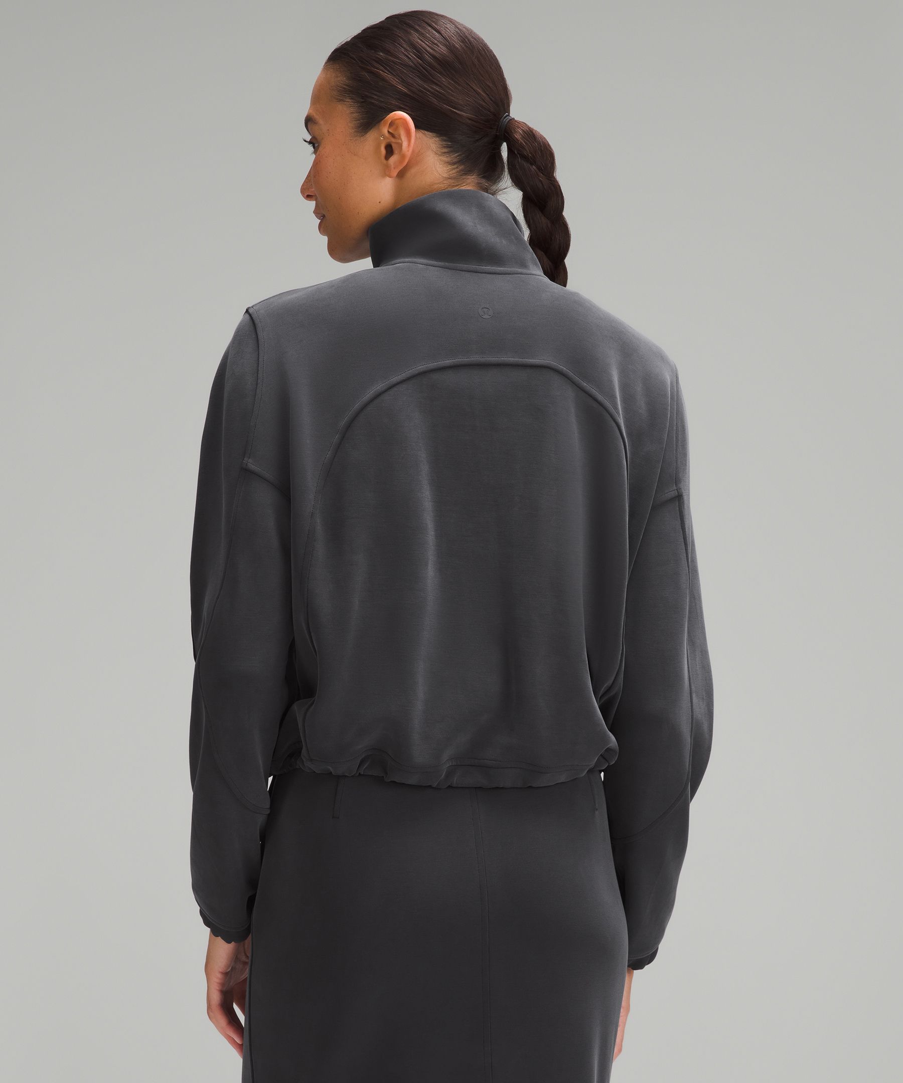 lululemon athletica, Tops, Lululemon Quarter Zip Pullover With Ruffle  Detailing