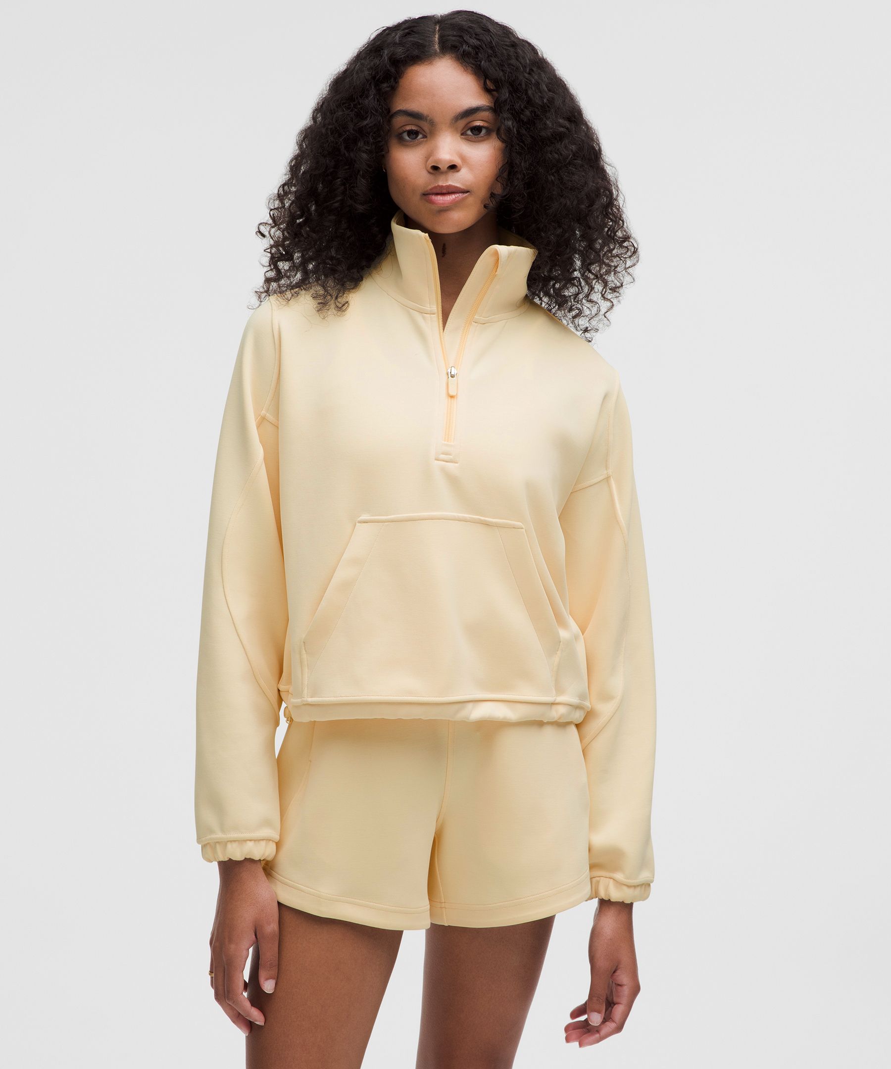 Brushed Softstreme Half Zip - Yellow