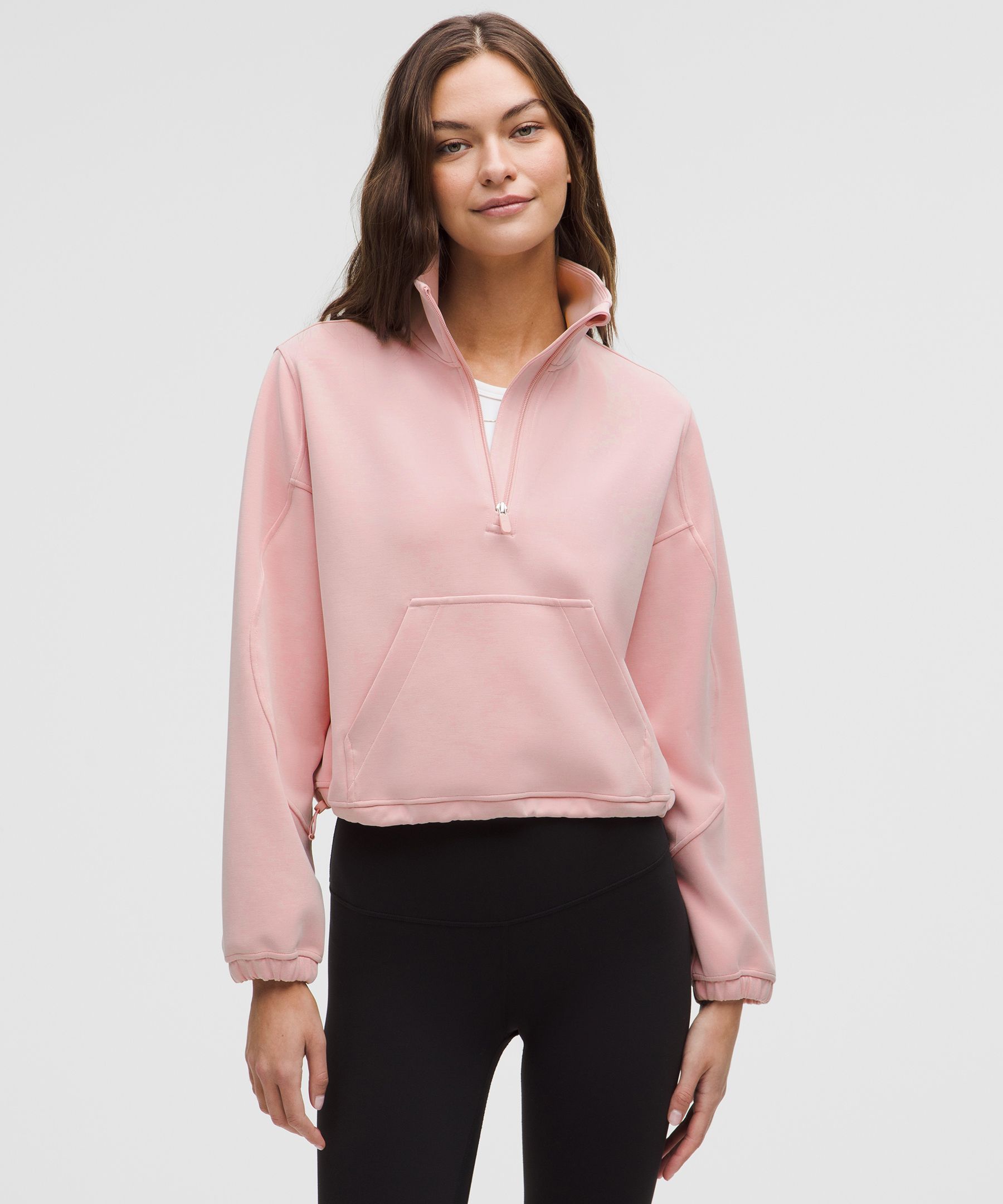 Brushed Softstreme Half Zip - Pink