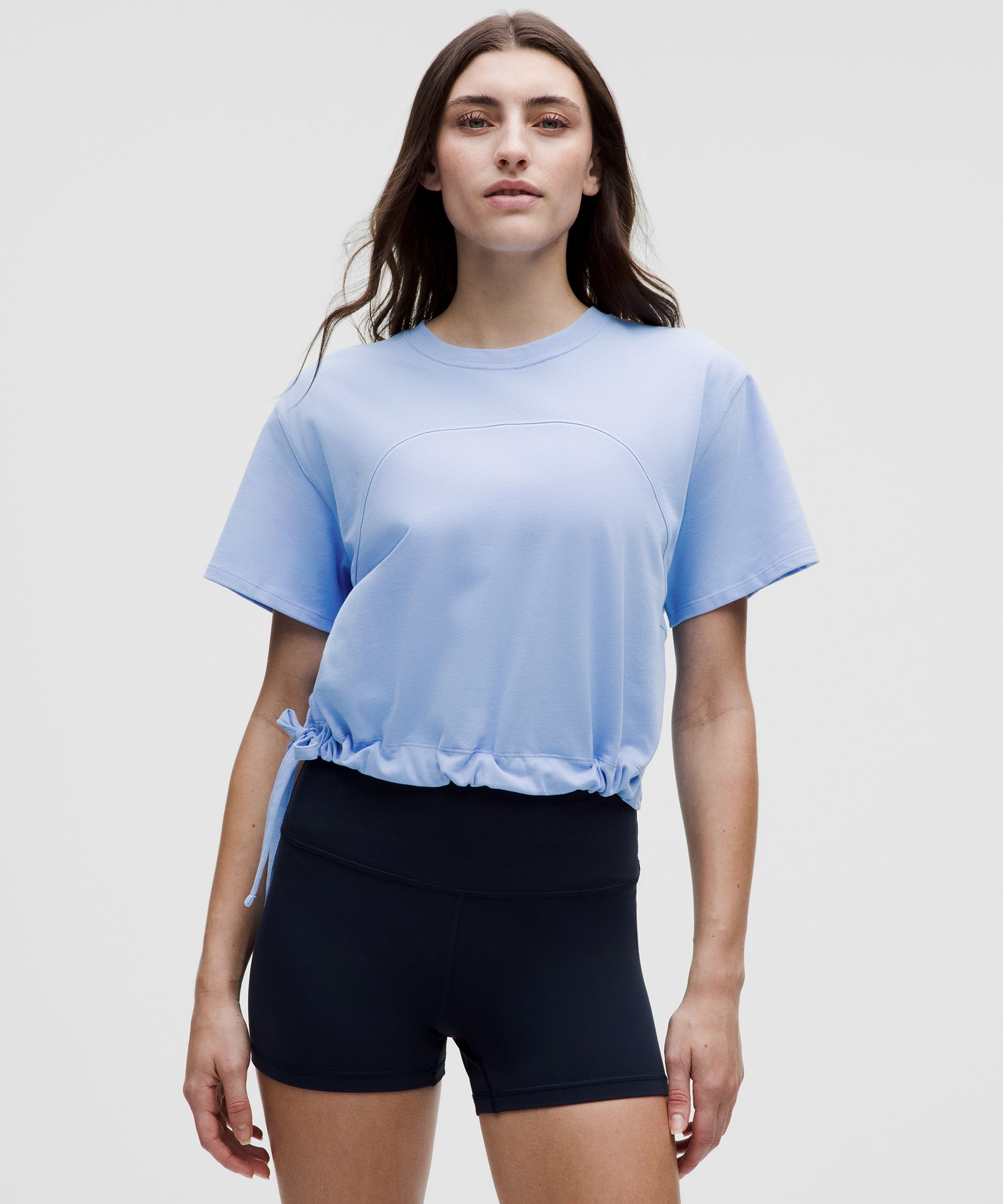 Cinch-Hem Heavyweight Cotton T-Shirt