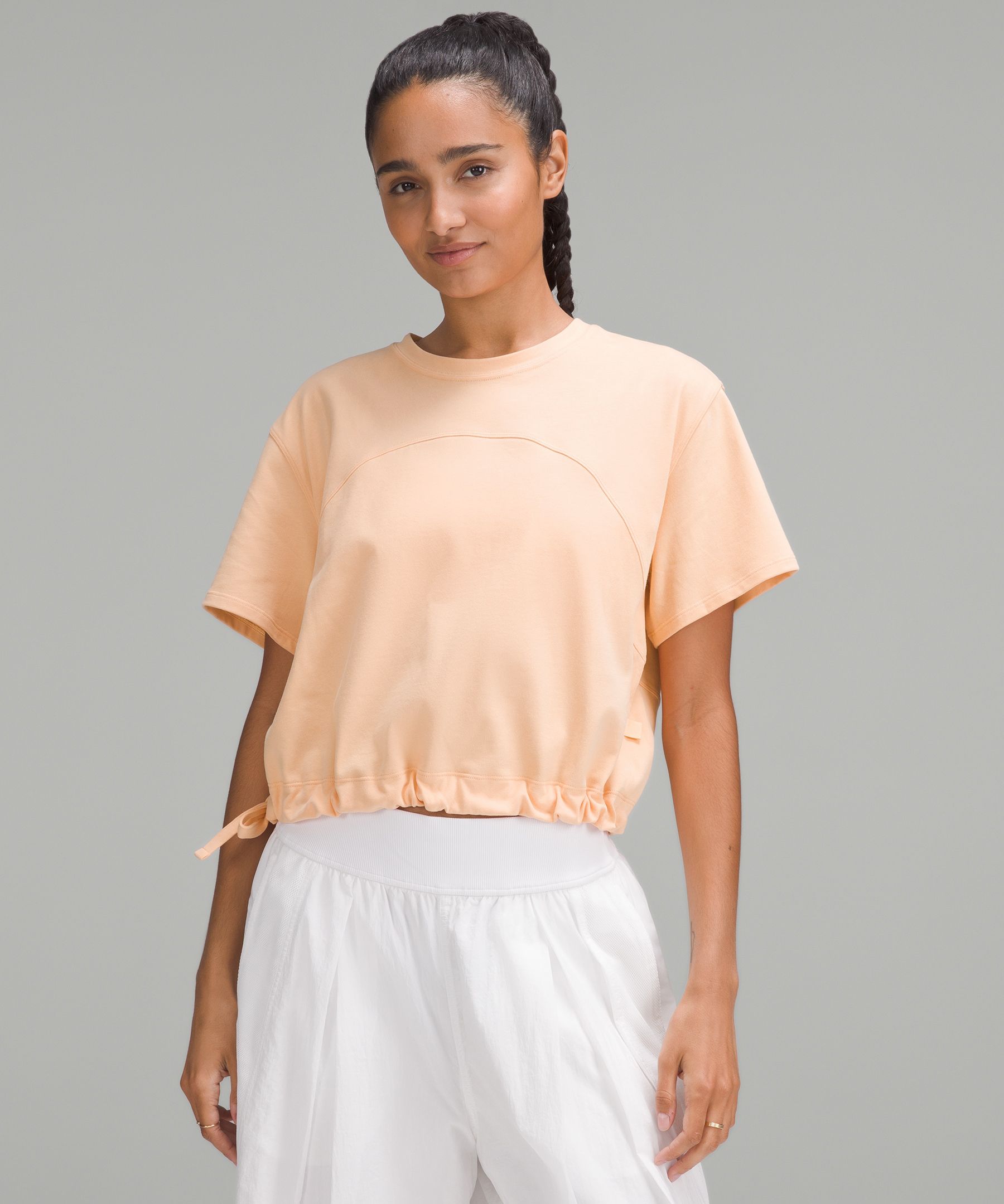 Cinch-Hem Heavyweight Cotton T-Shirt