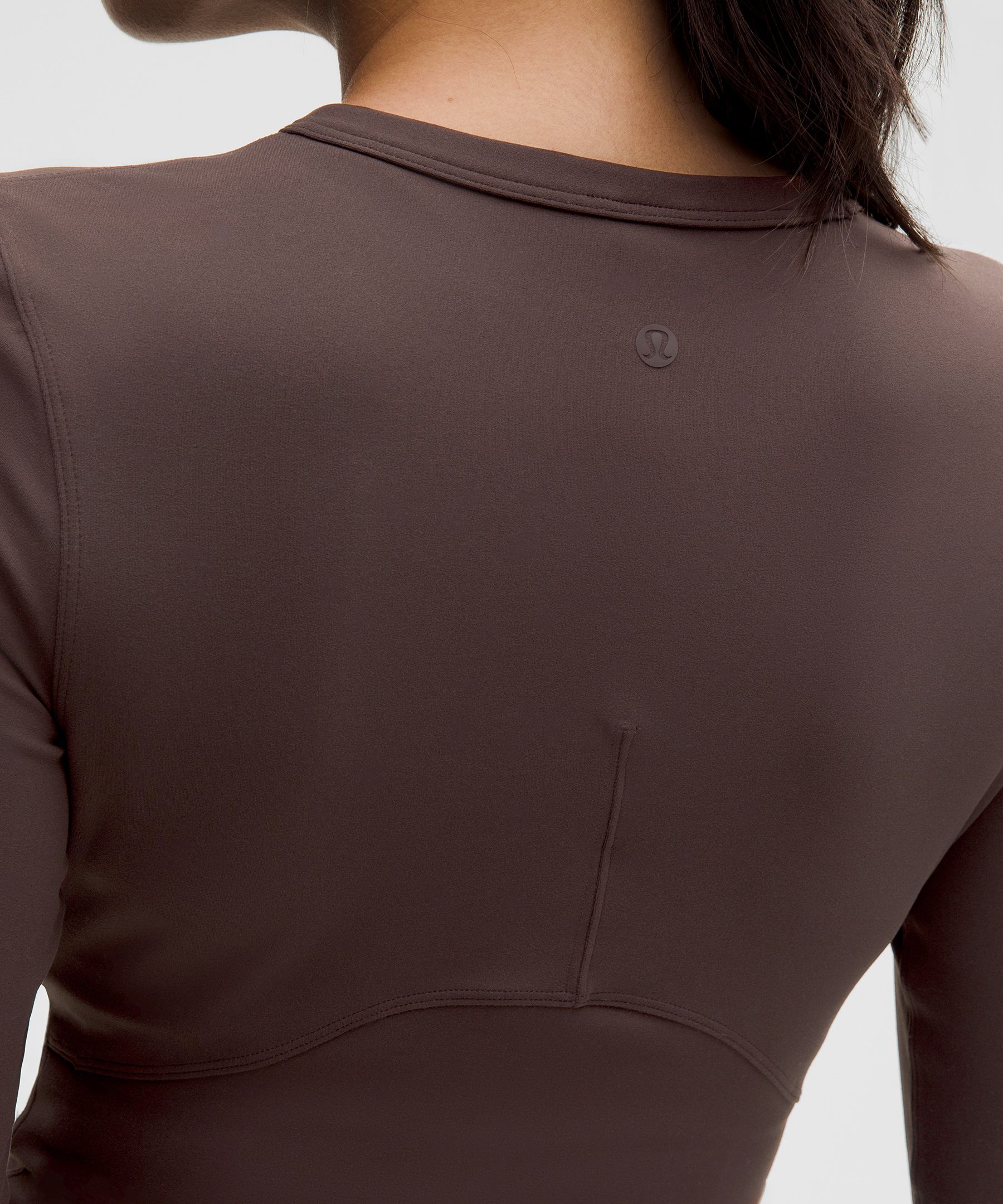 Lululemon Cropped Nulu Twist-hem Long-sleeve Shirt