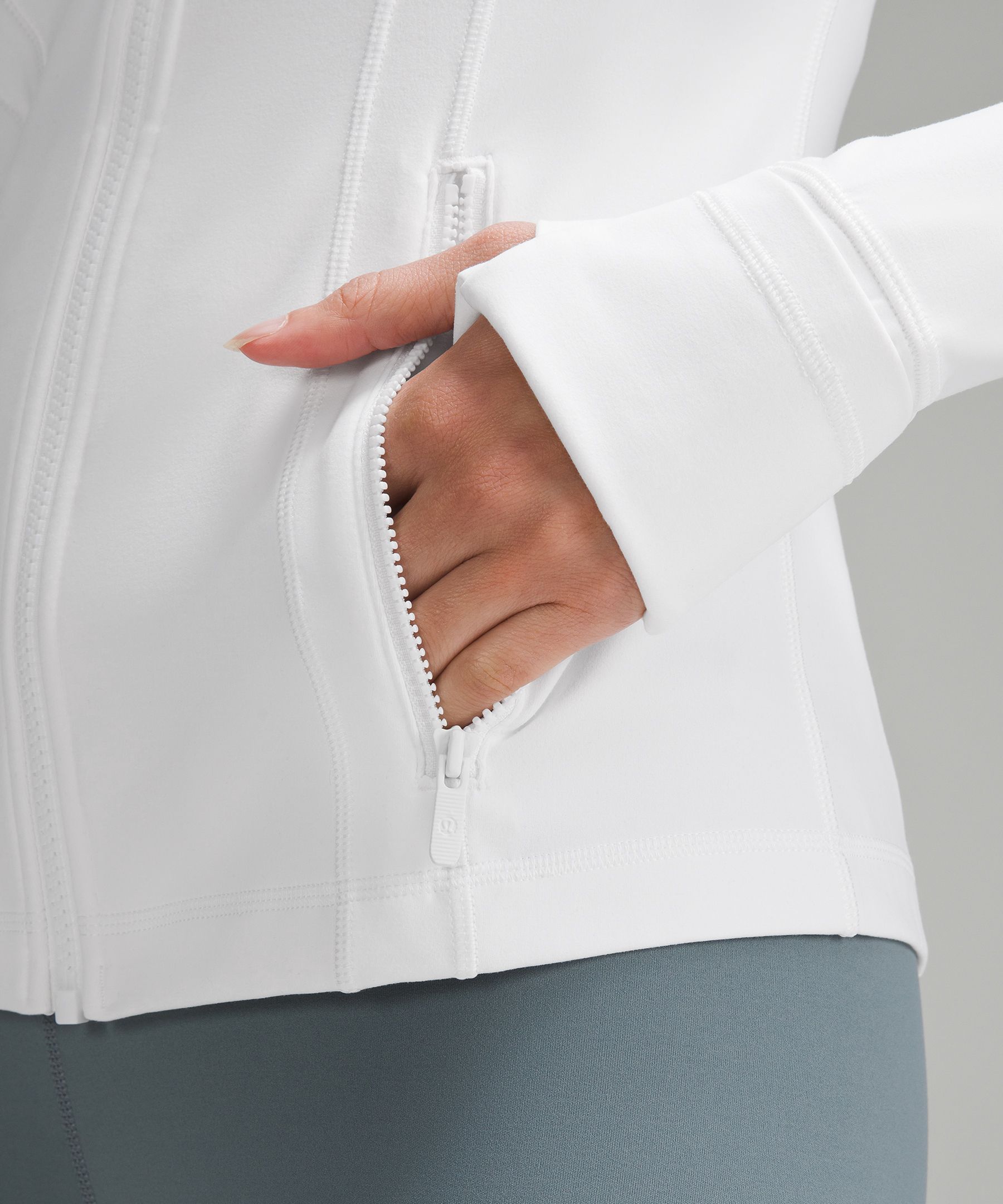 Lululemon Hooded Define Jacket Nulu In White | ModeSens