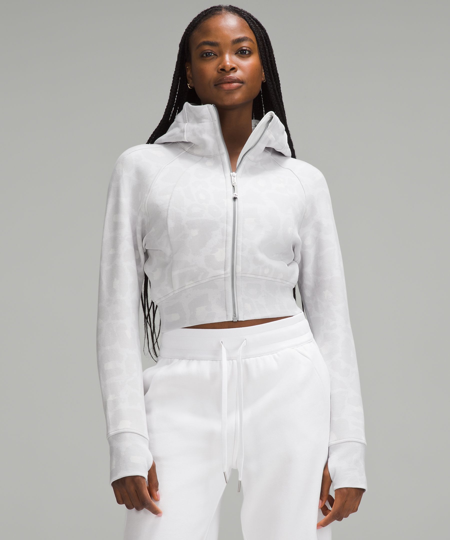 Scuba Full-Zip Cropped Hoodie in Trench ~ 8, Loungeful HR jogger