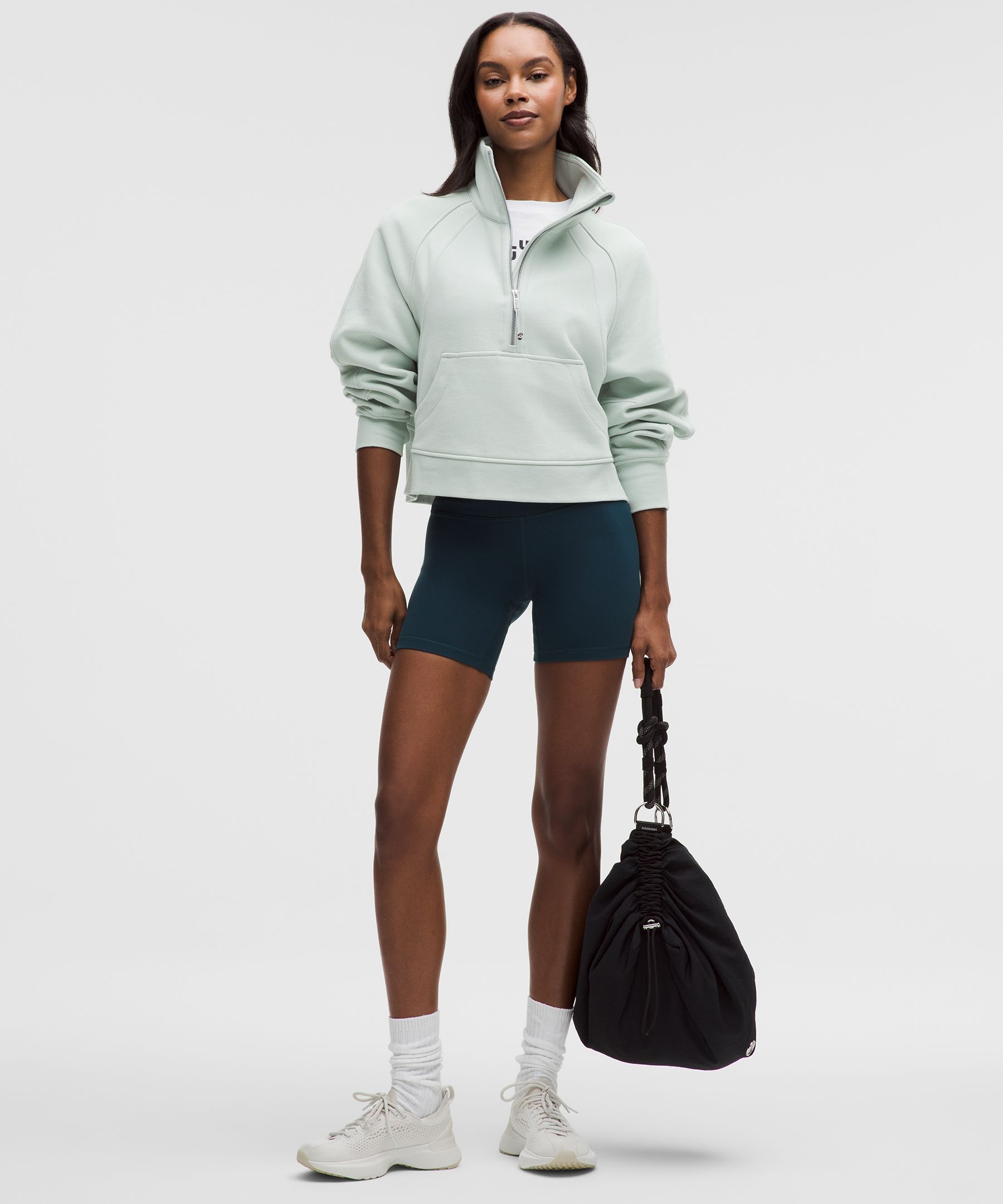 Scuba オーバーサイズ ファネルネックハーフジップ | パーカー