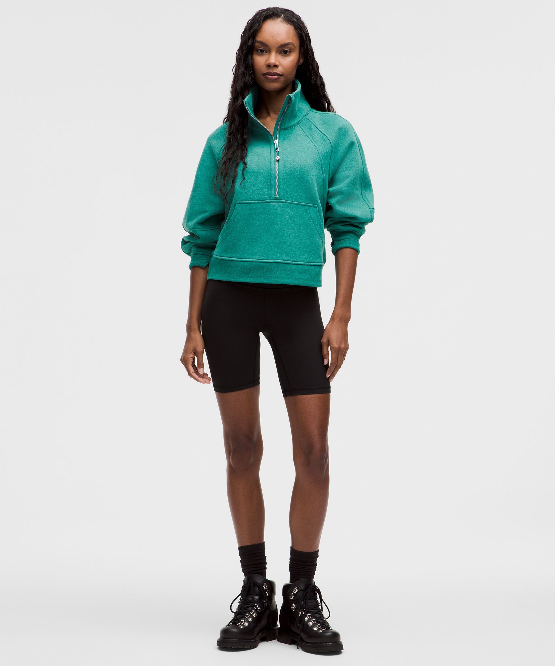 Scuba Oversized Funnel-Neck Half Zip