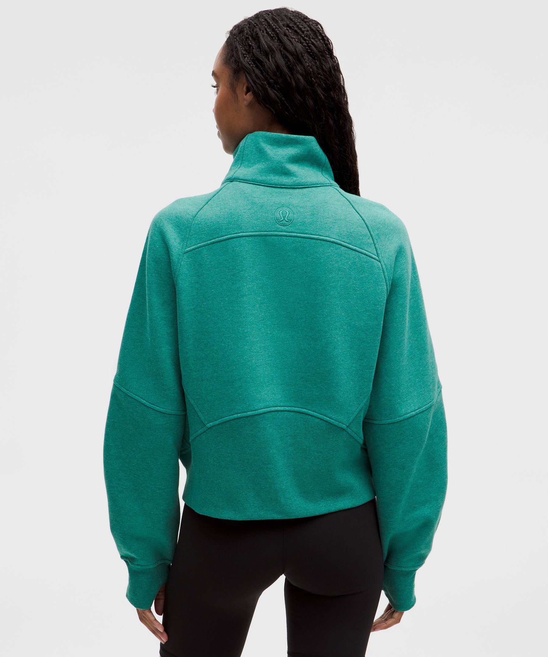 Scuba Oversized Funnel-Neck Half Zip