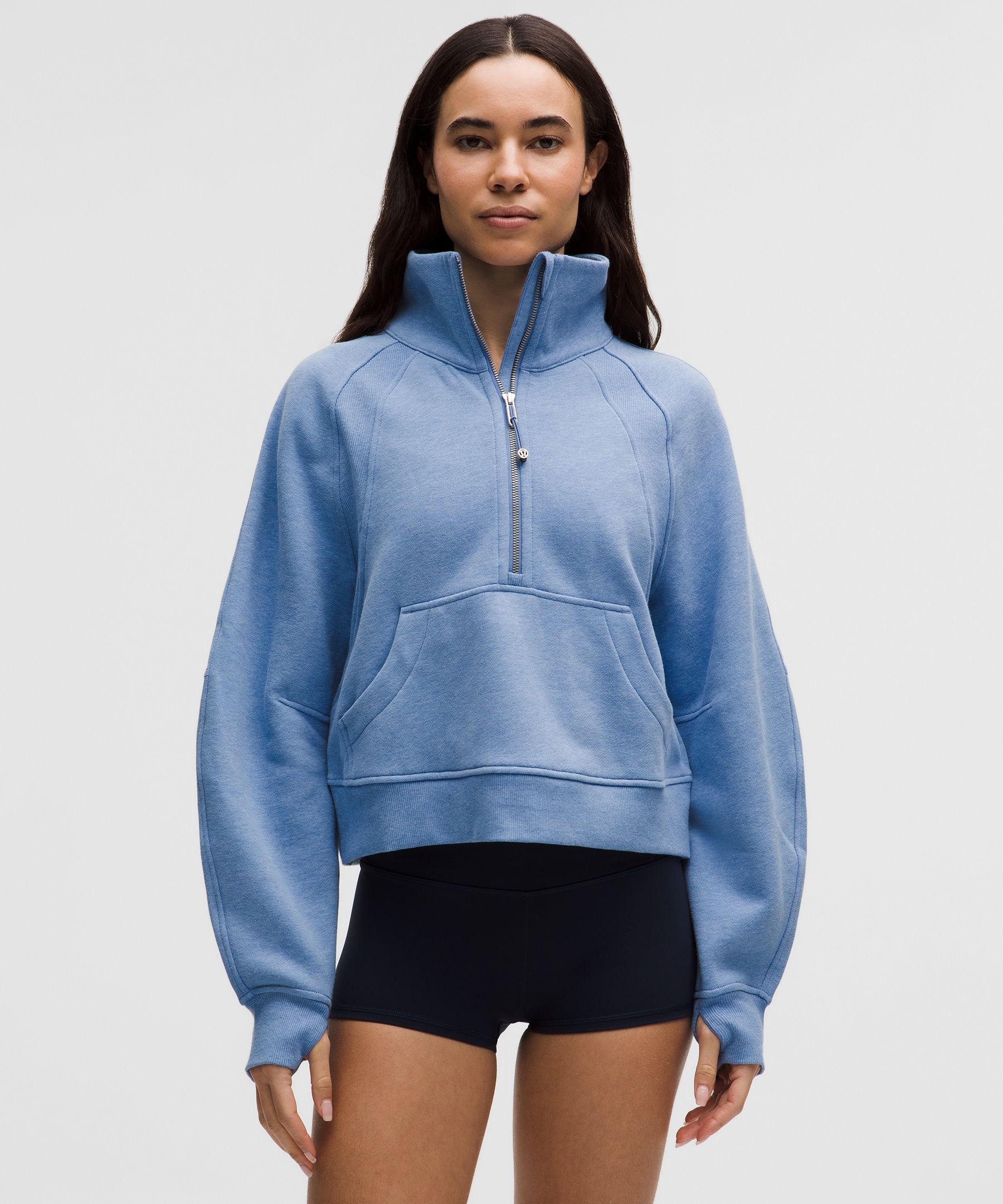 Scuba オーバーサイズ ファネルネックハーフジップ | パーカー