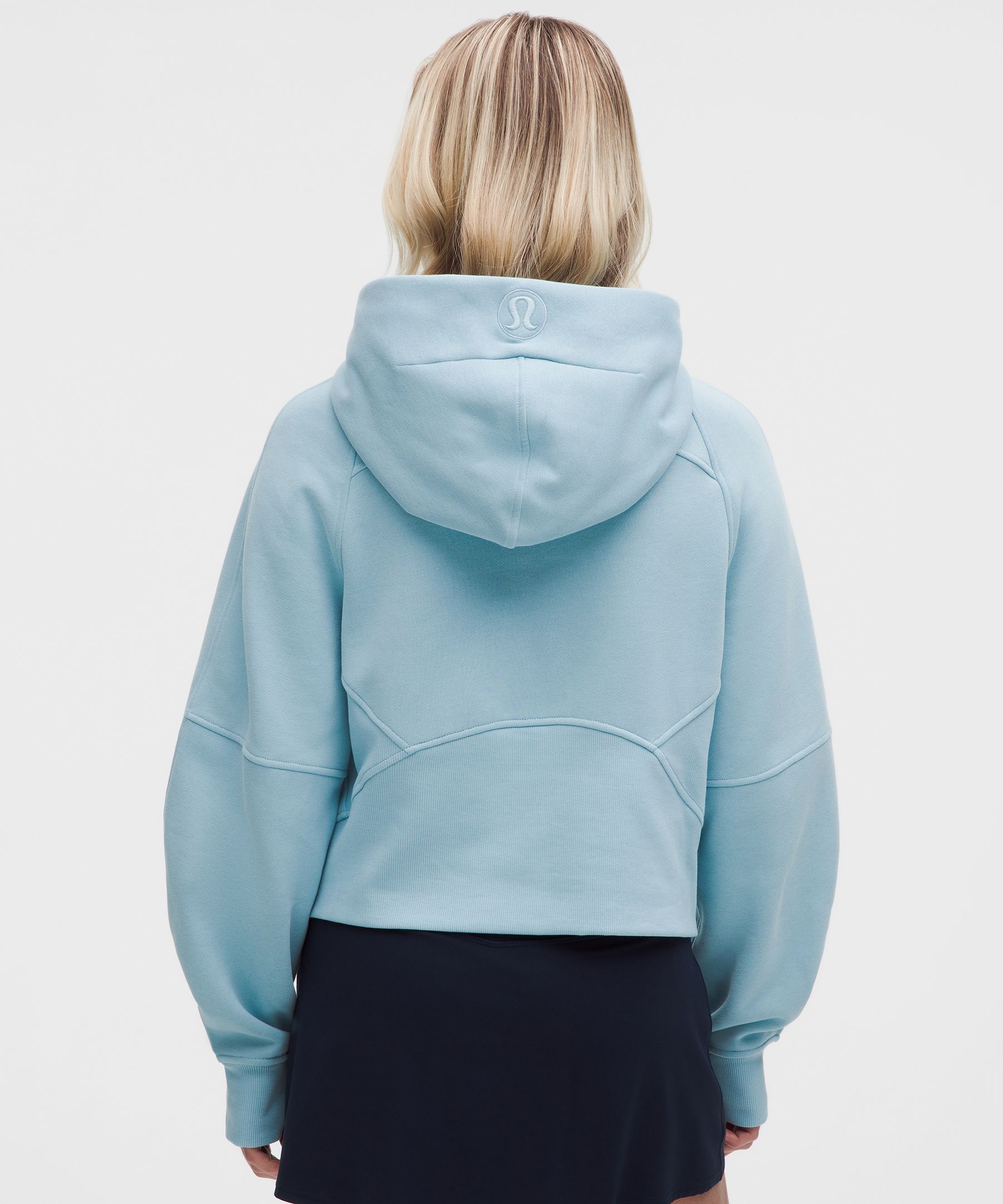 Sweat &agrave; capuche Scuba Oversized demi-zipp&eacute;
