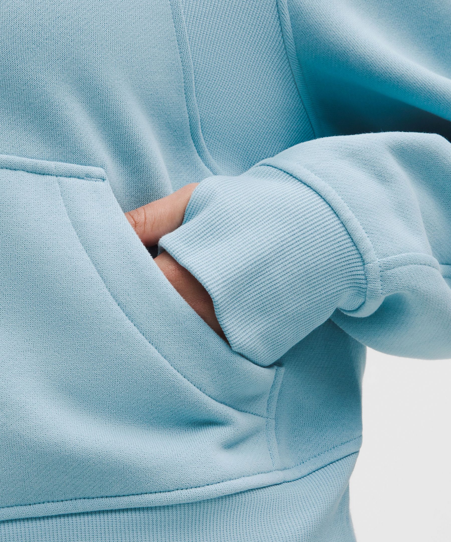 Sweat &agrave; capuche Scuba Oversized demi-zipp&eacute;