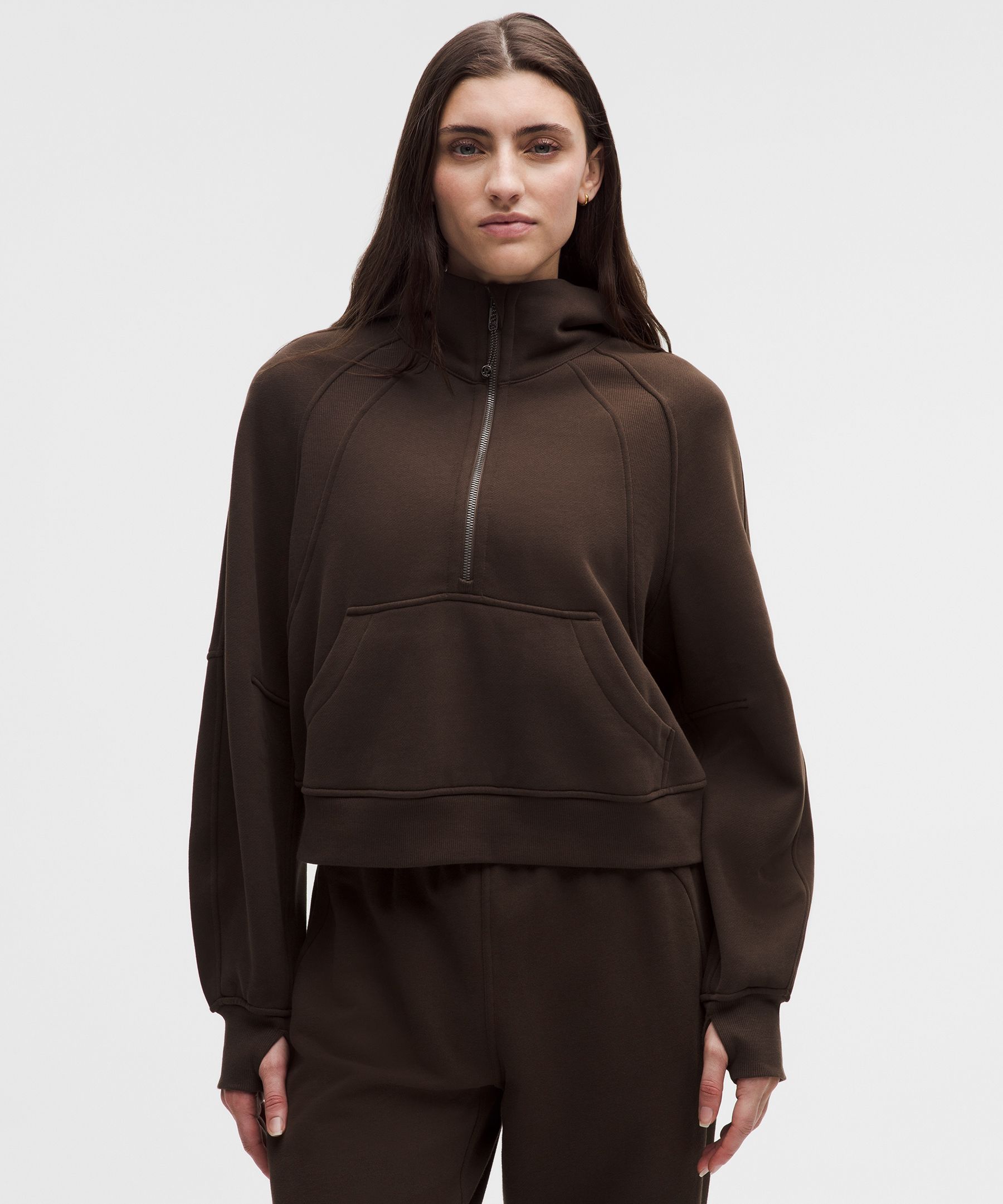 Scuba Oversized Half-Zip Hoodie