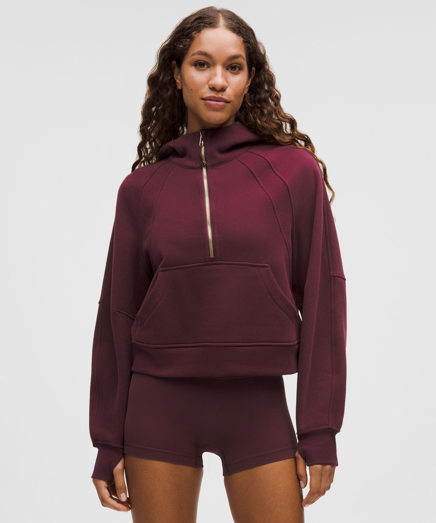 Scuba Oversized Half-Zip Hoodie