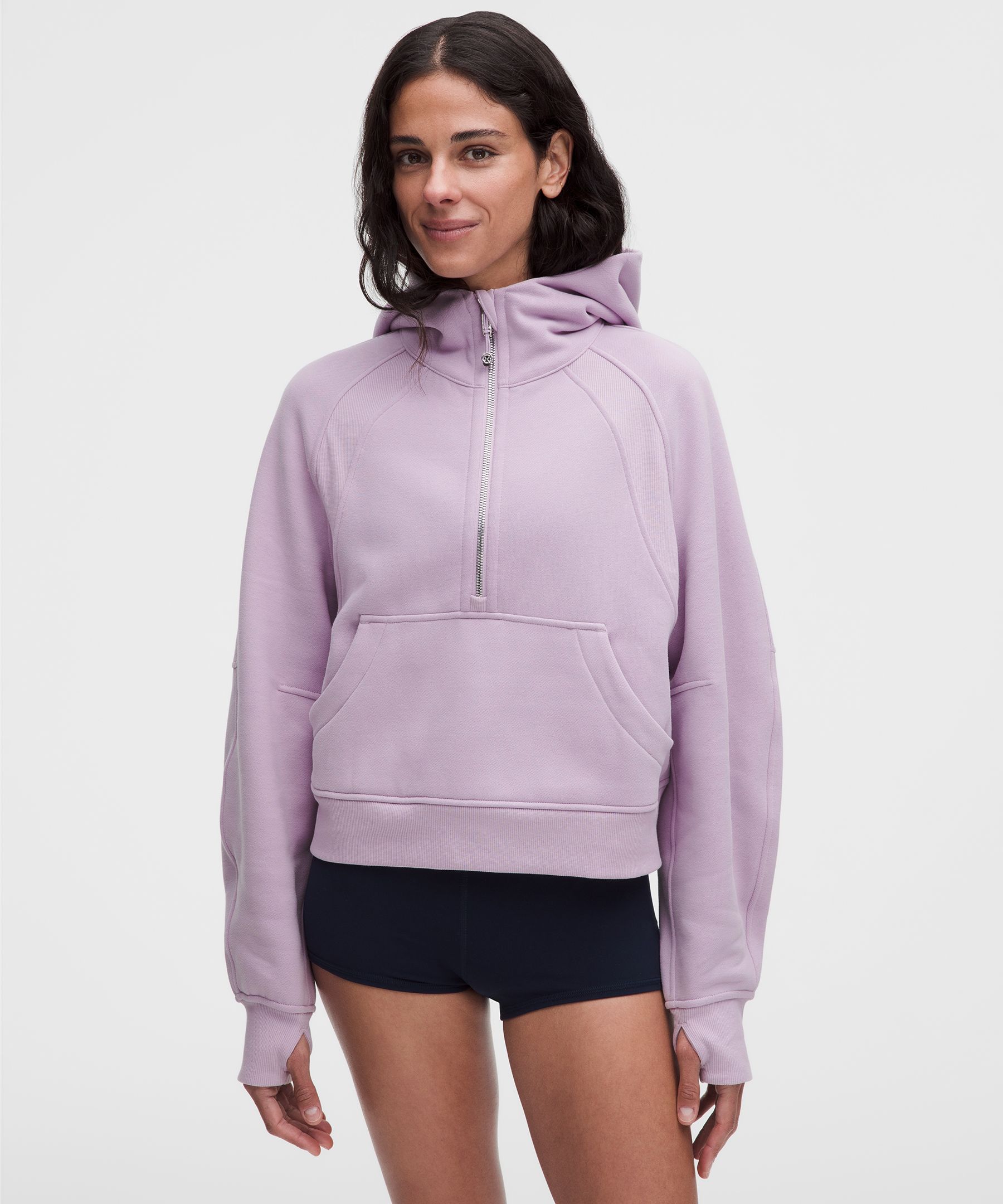 Scuba Oversized Half-Zip Hoodie