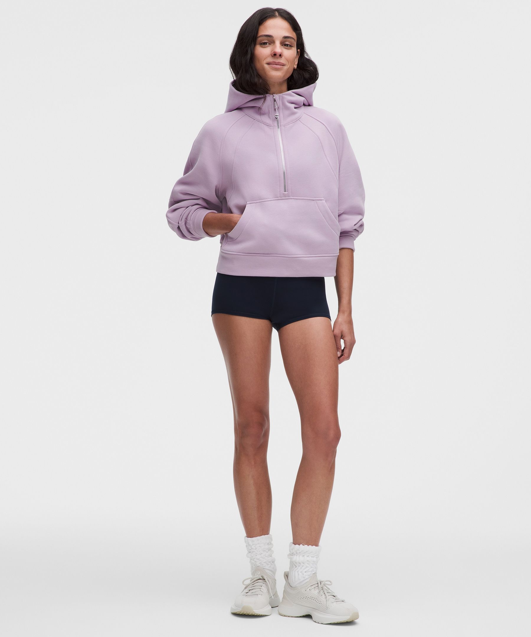 Scuba Oversized Half-Zip Hoodie