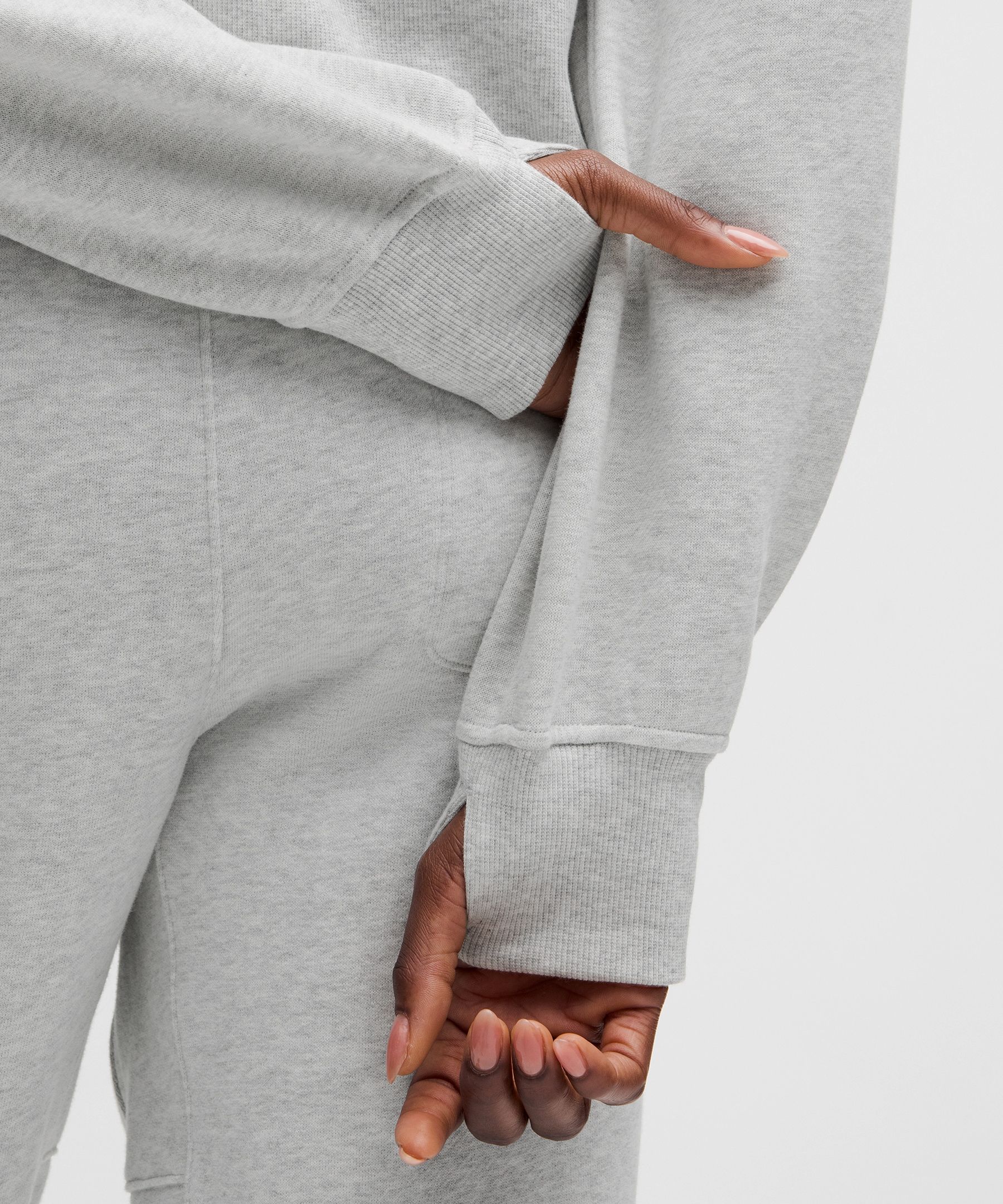 Shop Lululemon Scuba Oversized Half-zip Hoodie