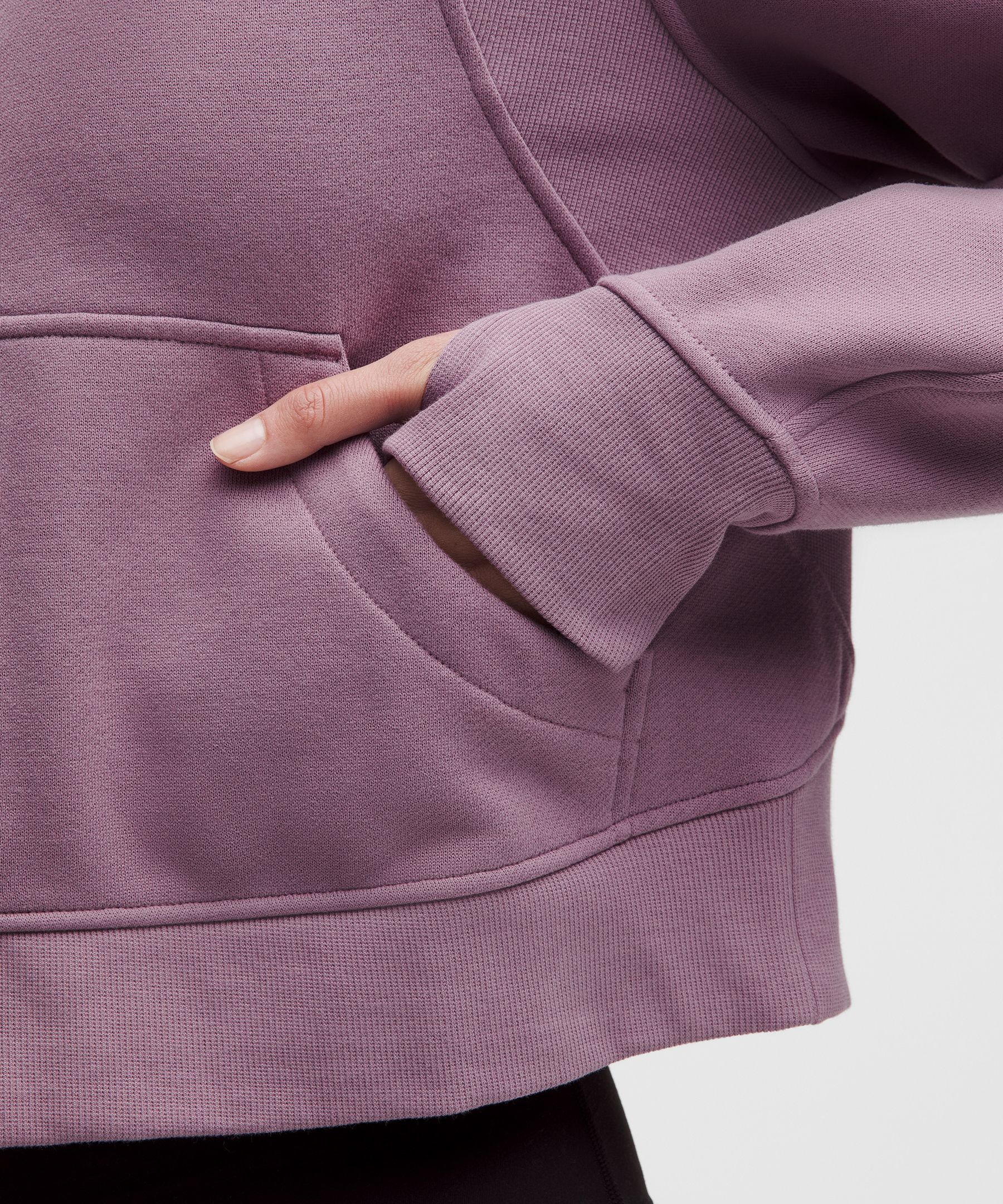 Sudadera Scuba amplia con capucha y cremallera