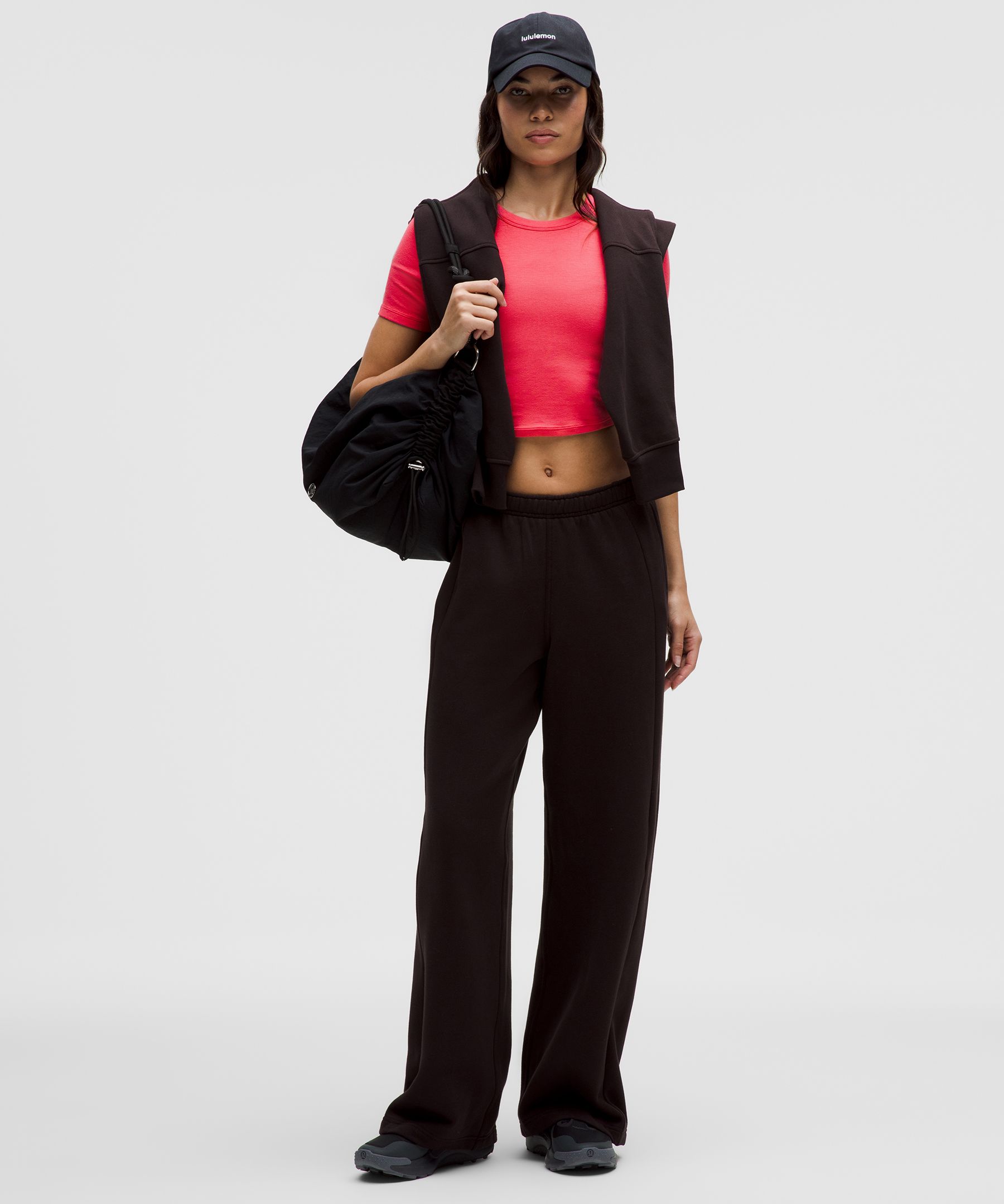 Hold Tight Straight-Hem Cropped T-Shirt | Women's Short Sleeve Shirts & Tee's