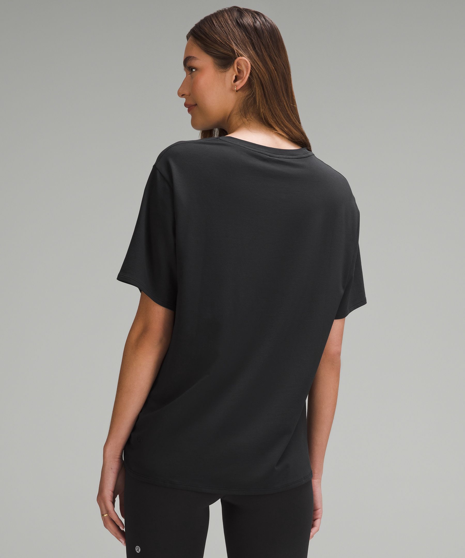 Shop Lululemon Side-cinch Cotton T-shirt