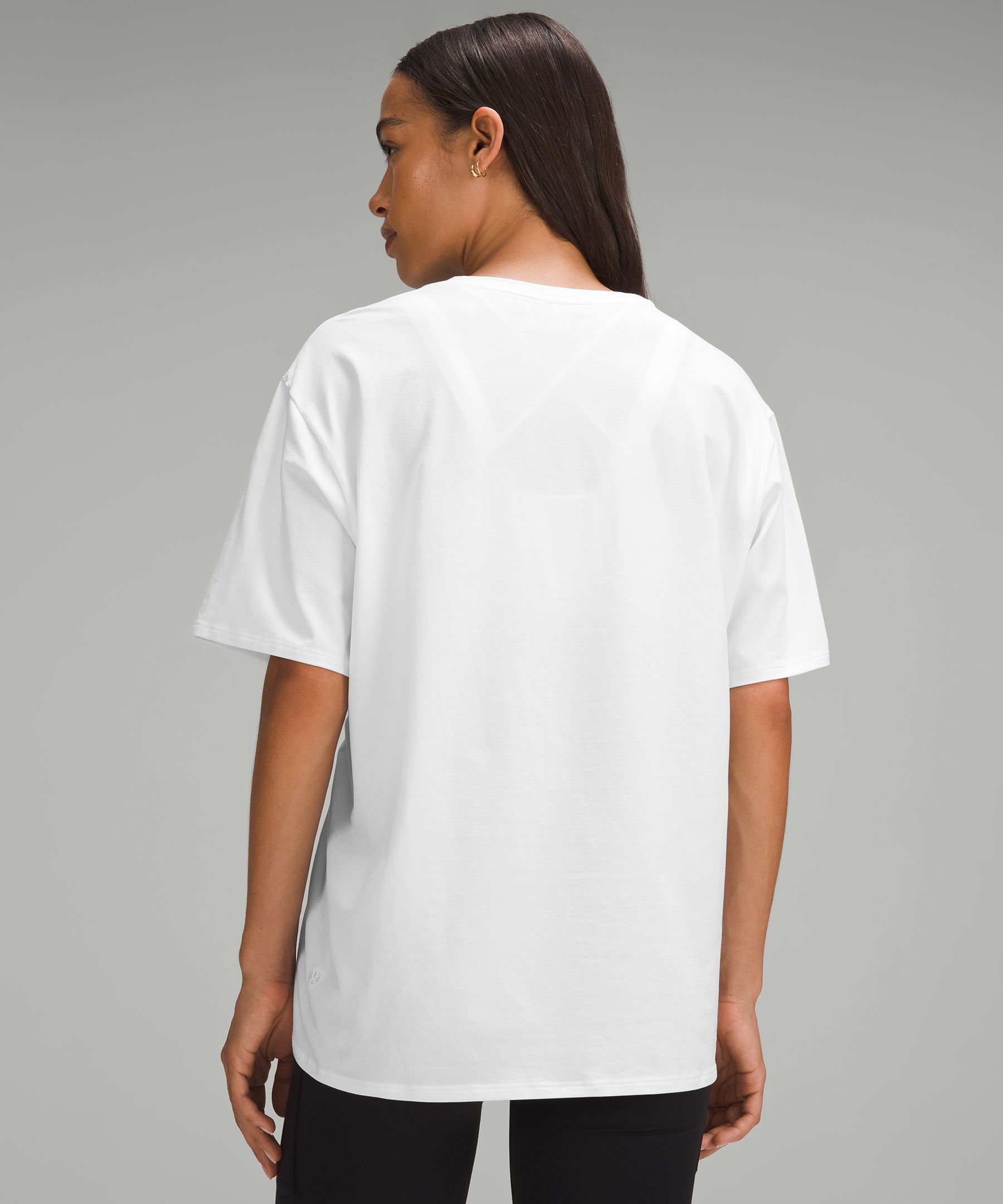 Shop Lululemon Side-cinch Cotton T-shirt